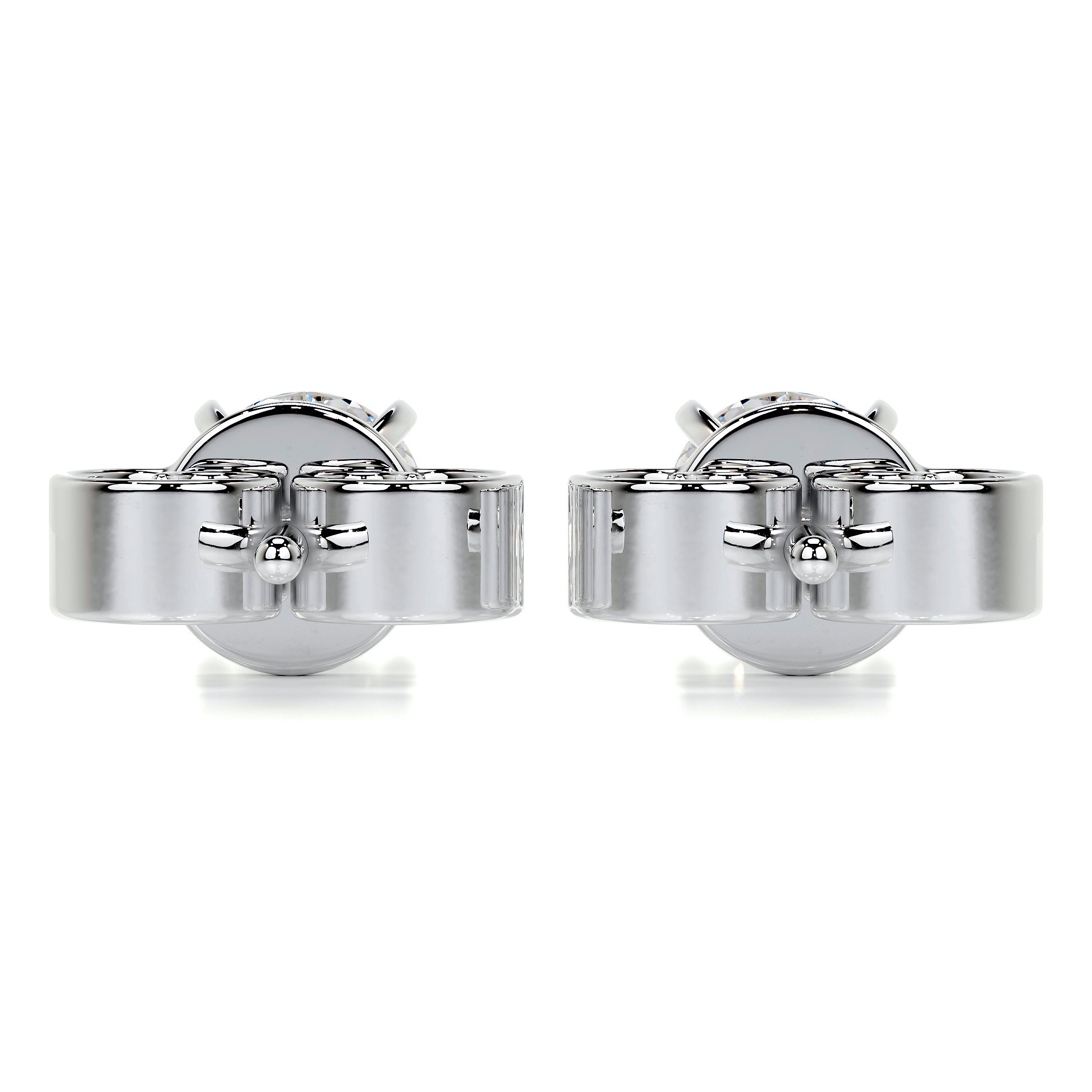 Allen Diamond Earrings -18K White Gold