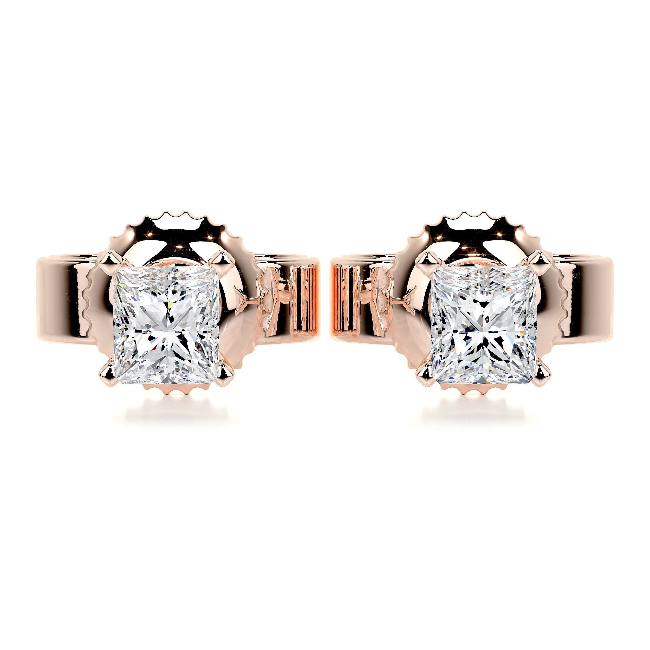 Jamie Lab Grown Diamond Earrings -14K Rose Gold