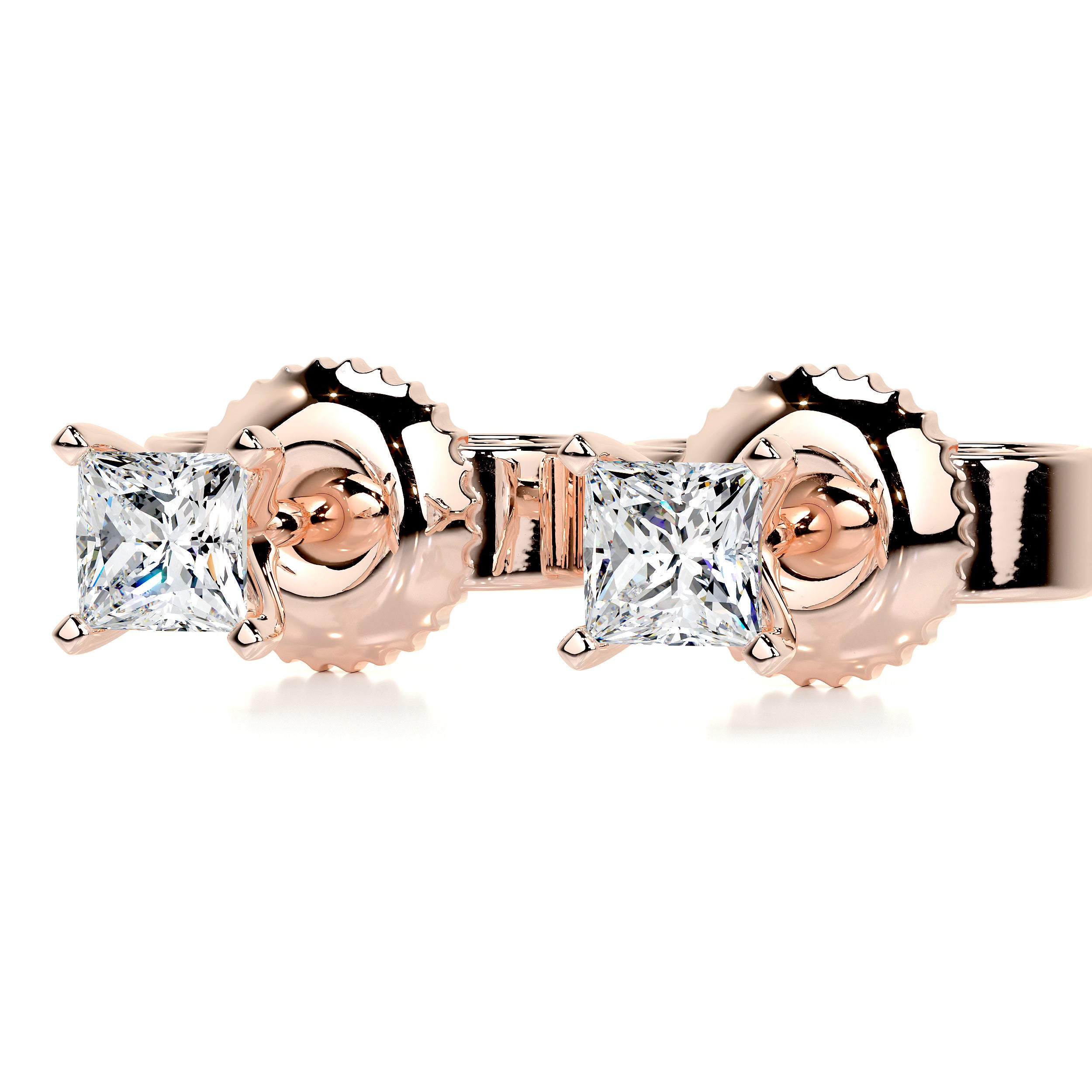 Jamie Lab Grown Diamond Earrings -14K Rose Gold