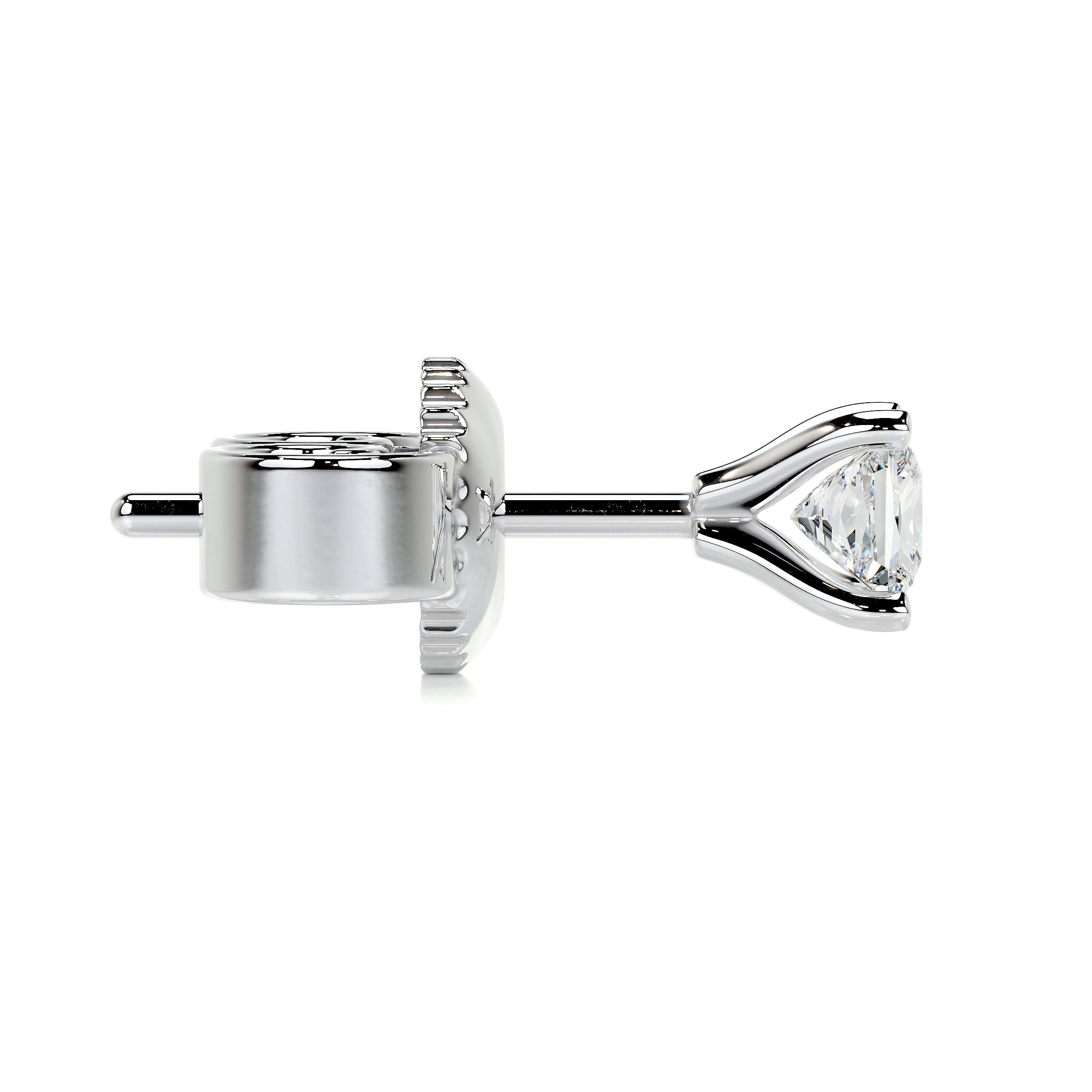 Jamie Diamond Earrings (1 Carat) -14K White Gold