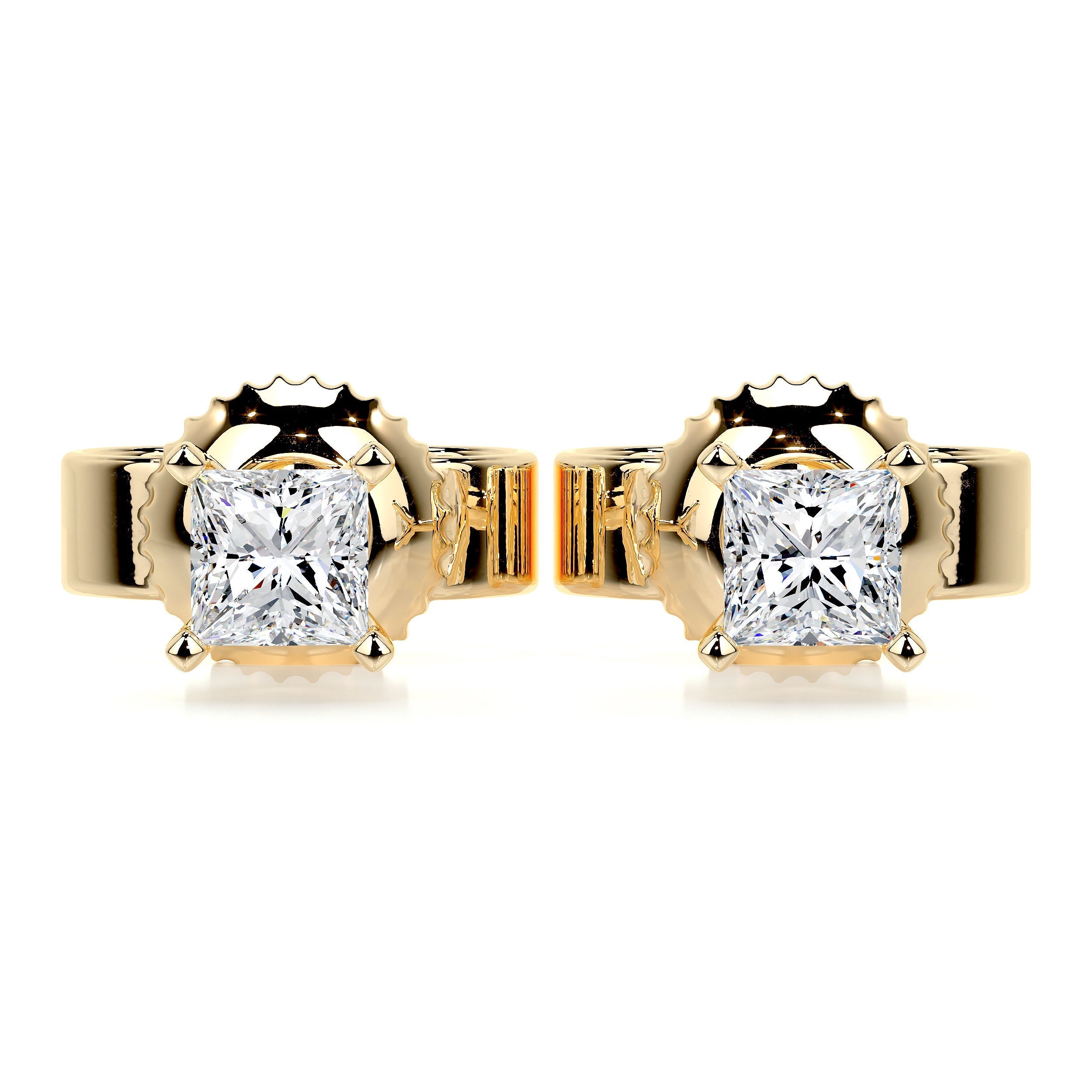 Jamie Lab Grown Diamond Earrings -18K Yellow Gold