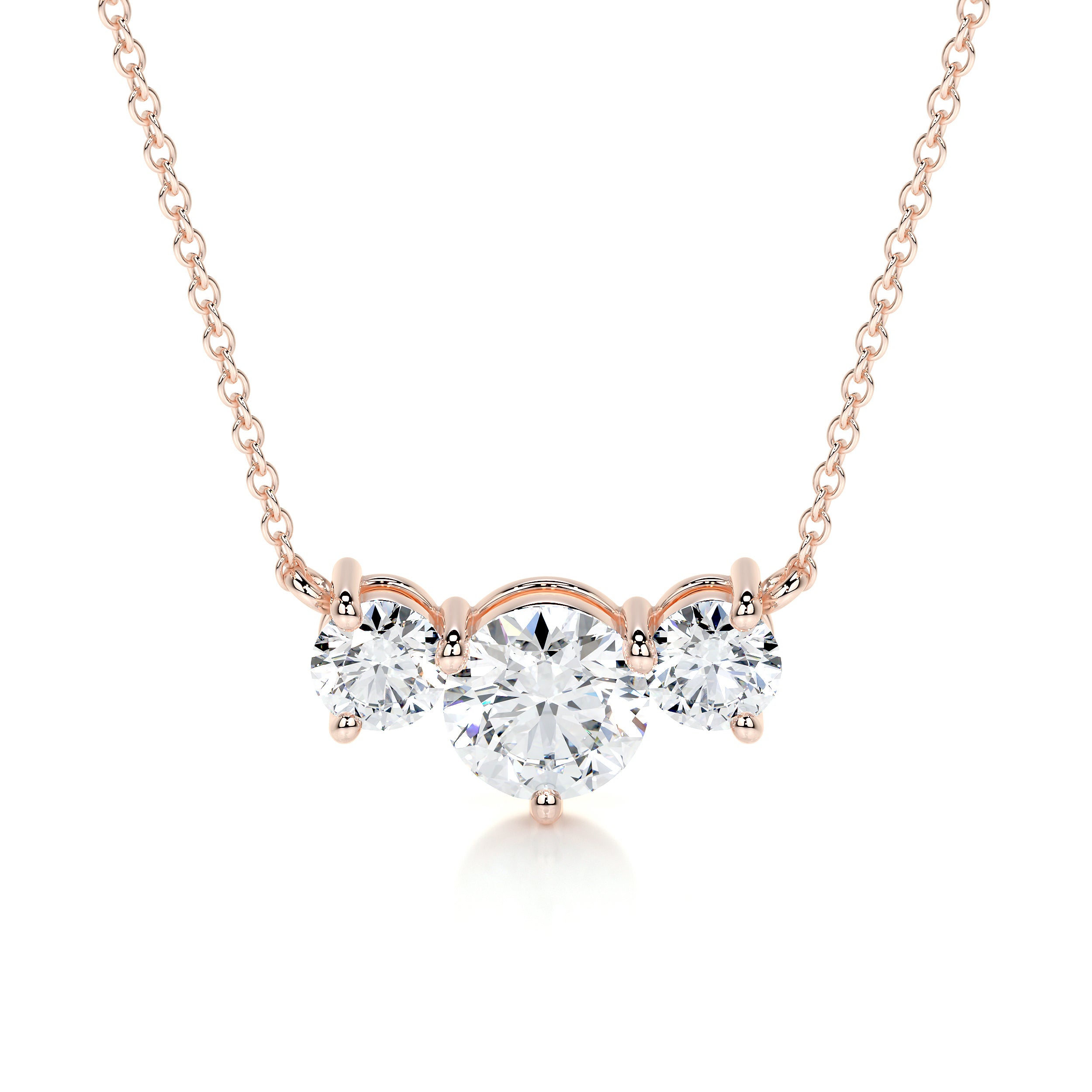 Susan Diamond Pendant -14K Rose Gold