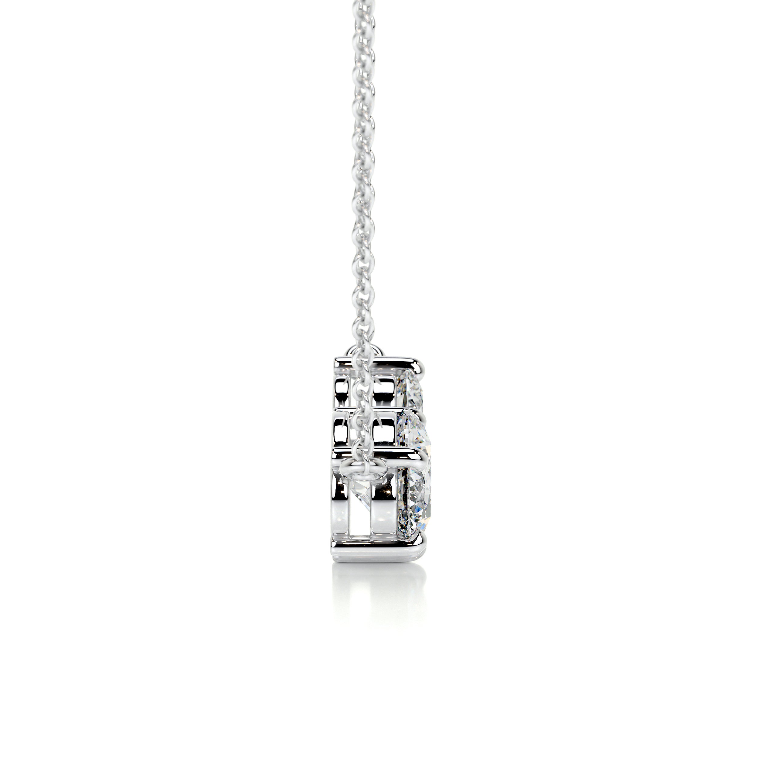 Susan Diamond Pendant -14K White Gold