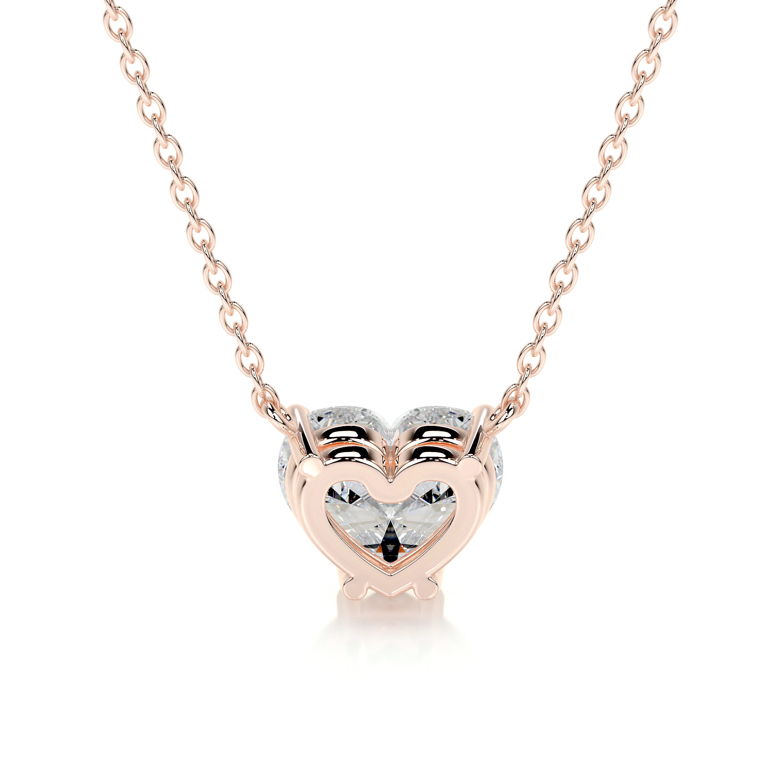 Betty Diamond Pendant -14K Rose Gold