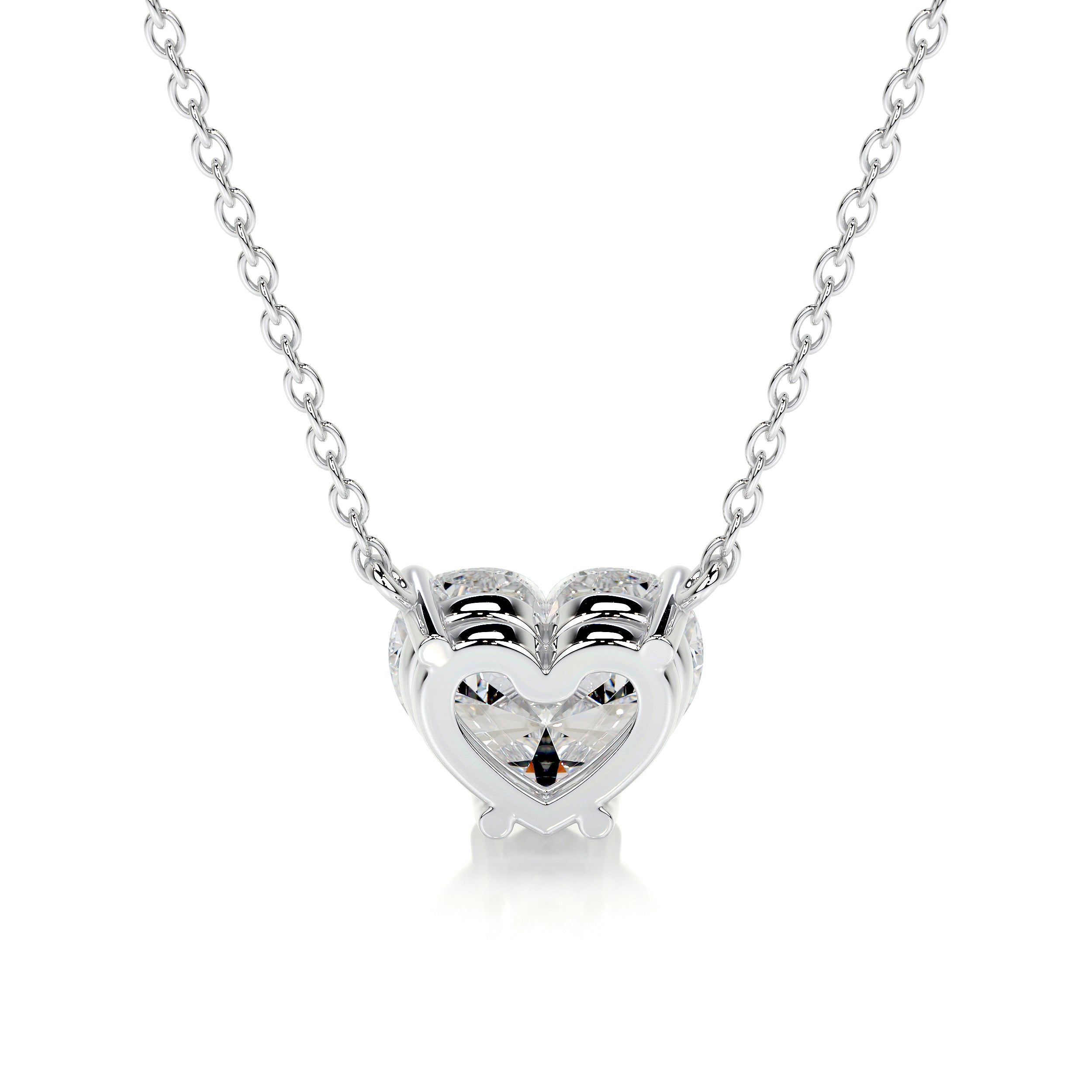 Betty Diamond Pendant -14K White Gold