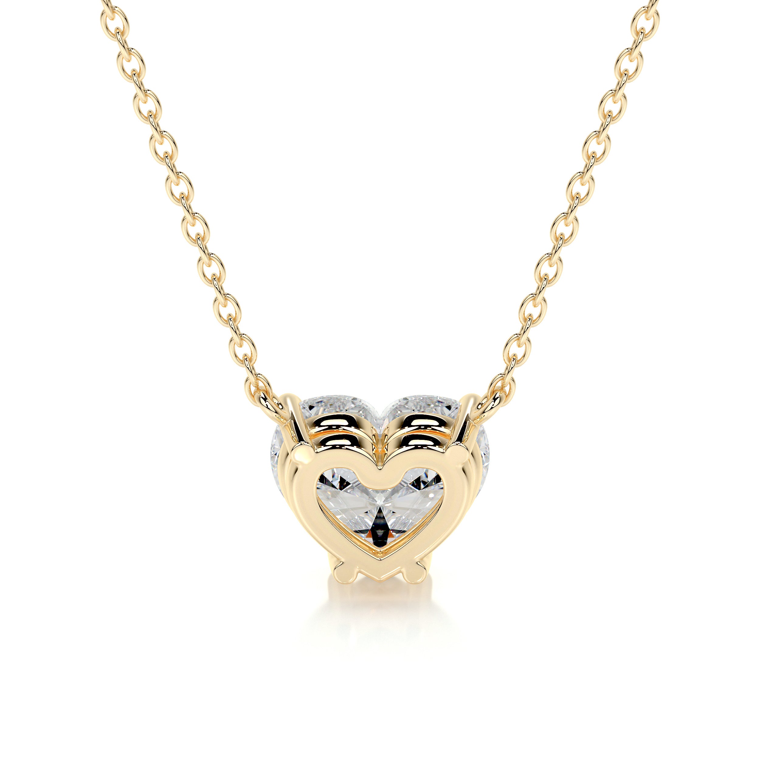 Betty Diamond Pendant -18K Yellow Gold