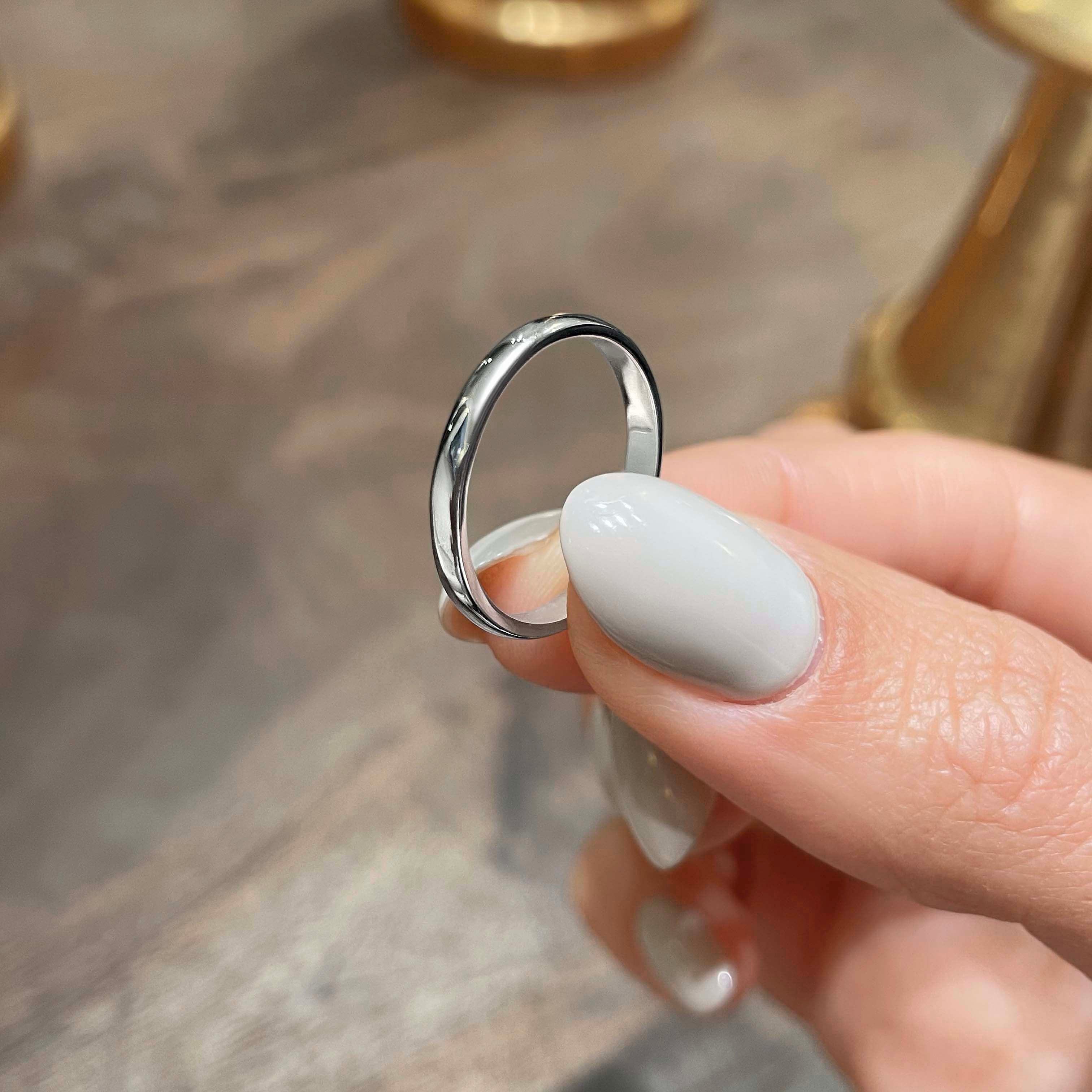 Jessica Wedding Ring -Platinum