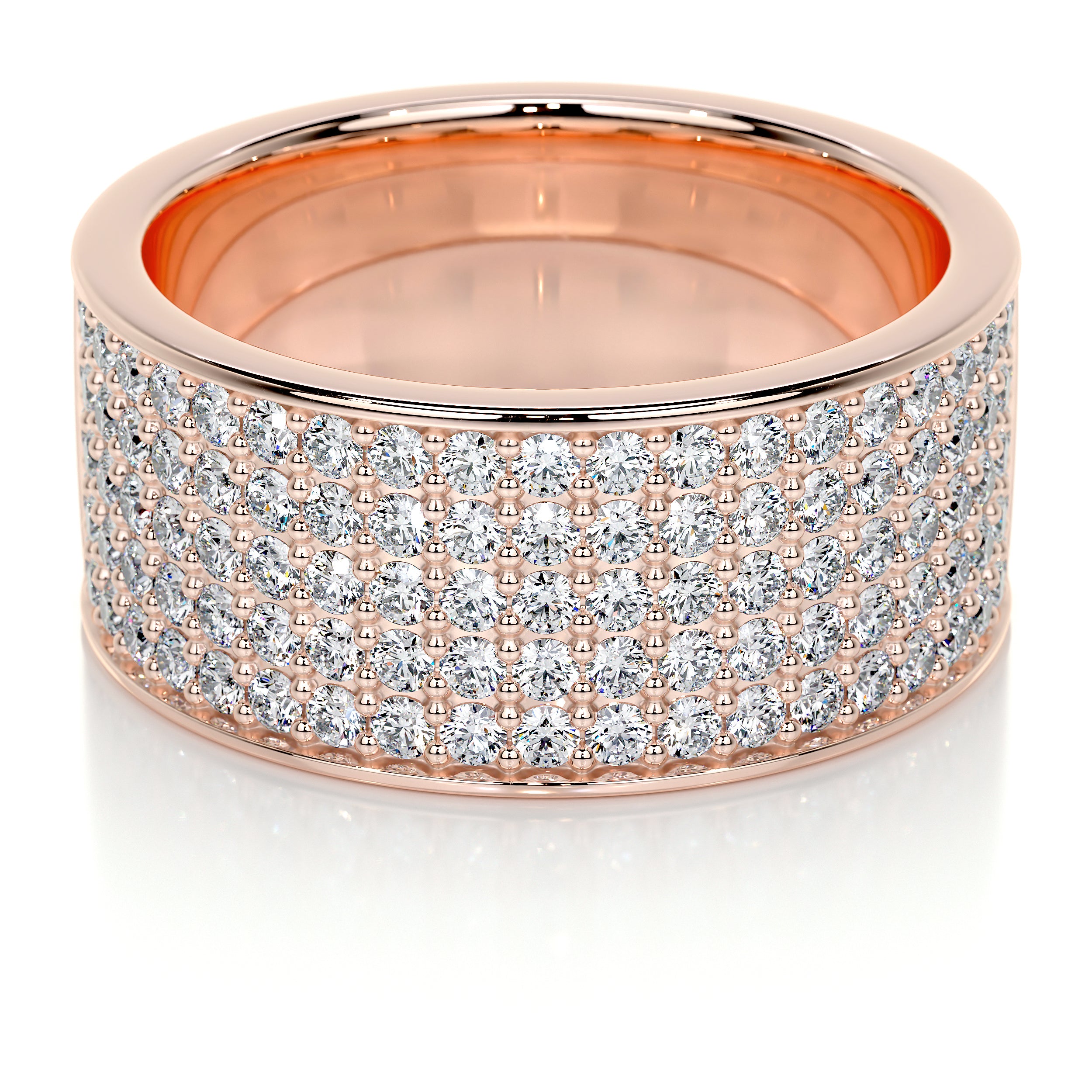 June Lab Grown Diamond Wedding Ring (1 Carat) -14K Rose Gold