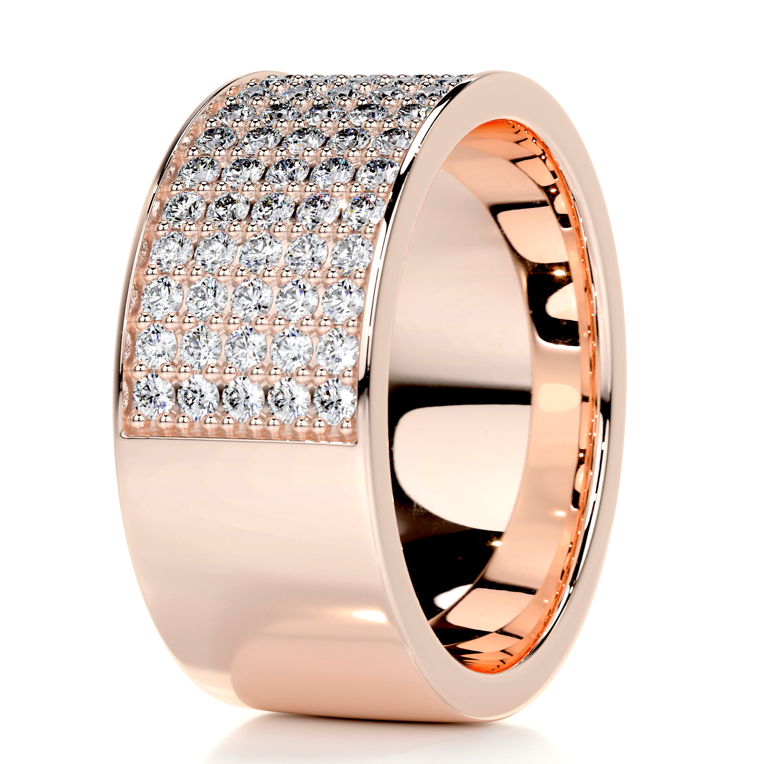 June Diamond Wedding Ring (1 Carat) -14K Rose Gold