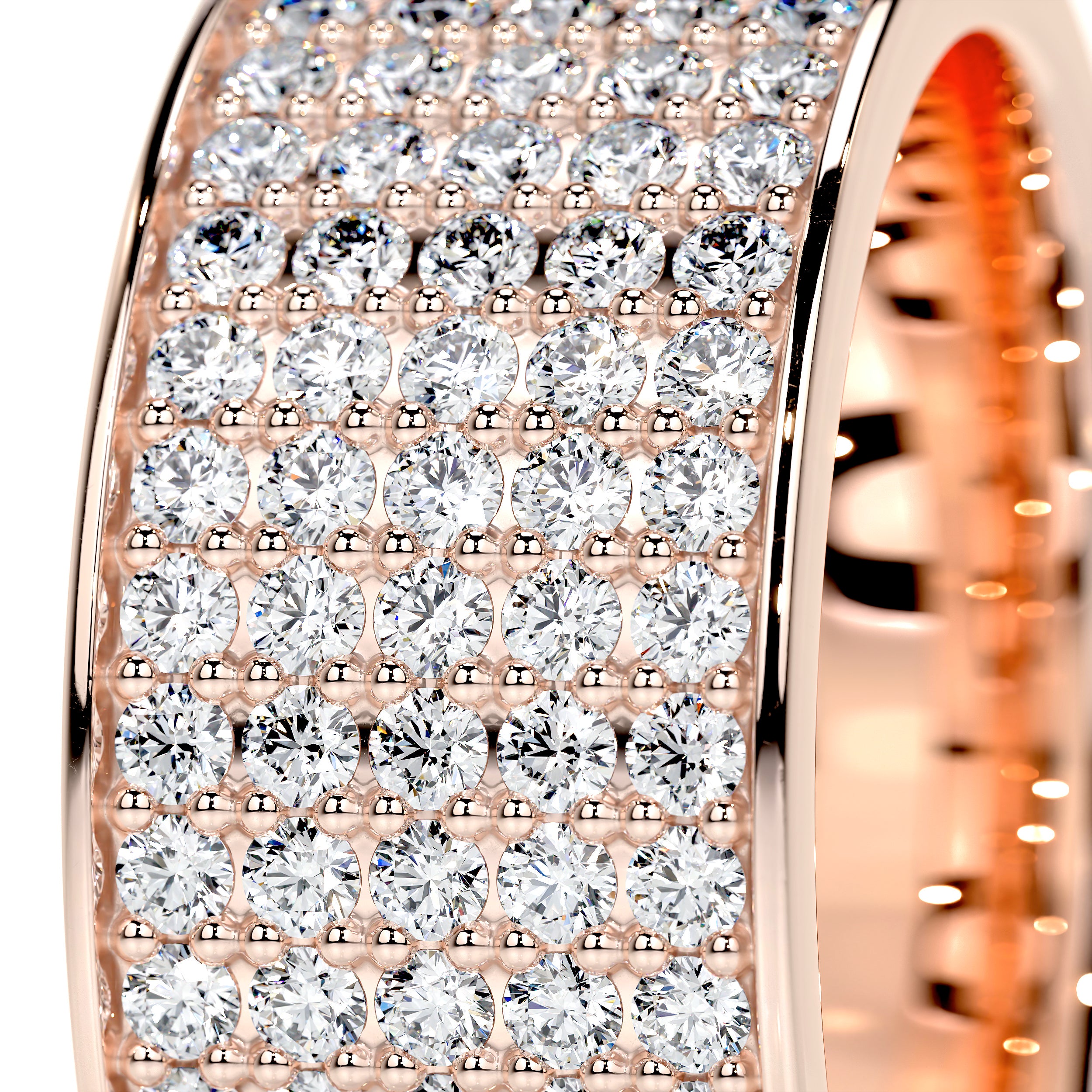 June Lab Grown Diamond Wedding Ring   (1 Carat) -14K Rose Gold