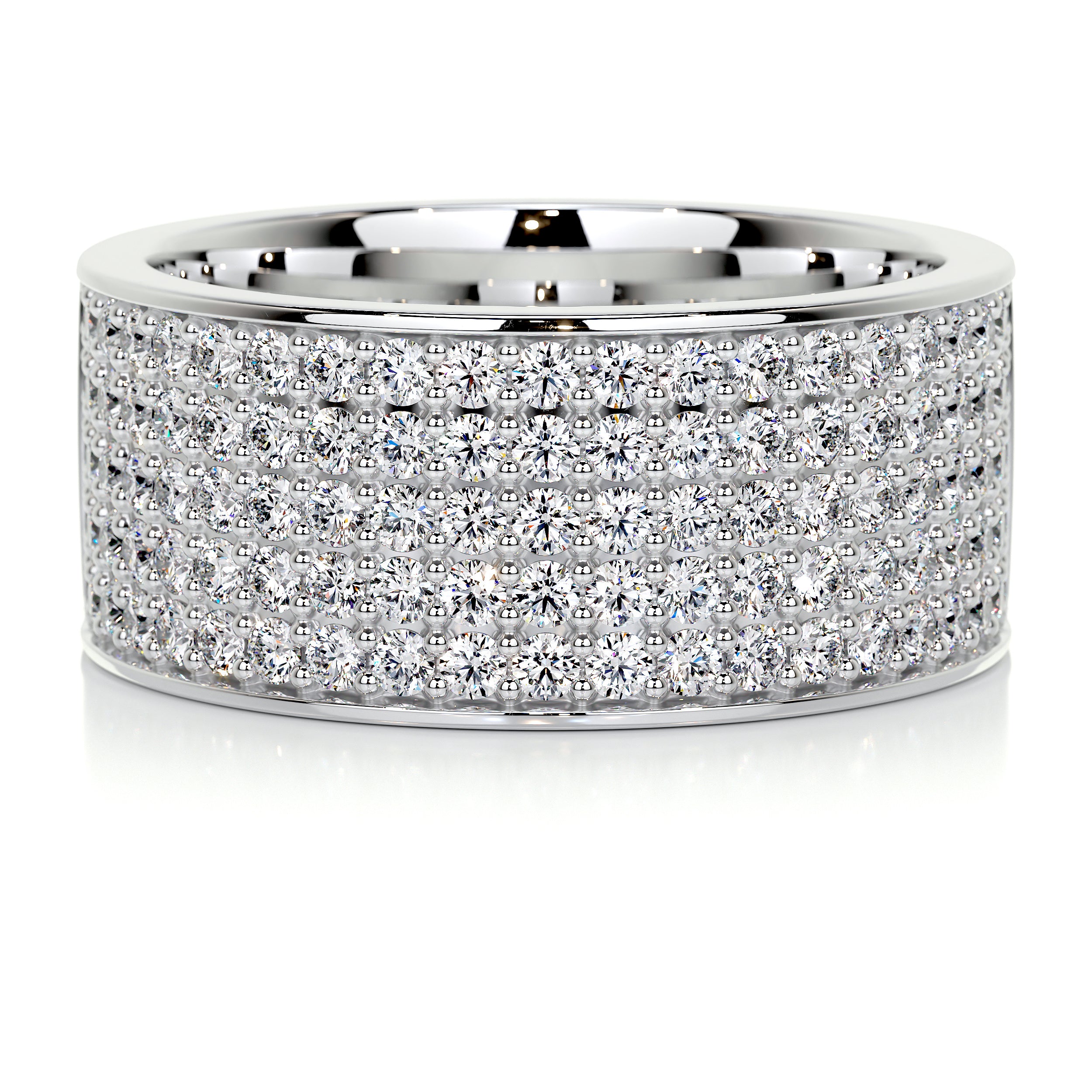 June Diamond Wedding Ring (1 Carat) -14K White Gold