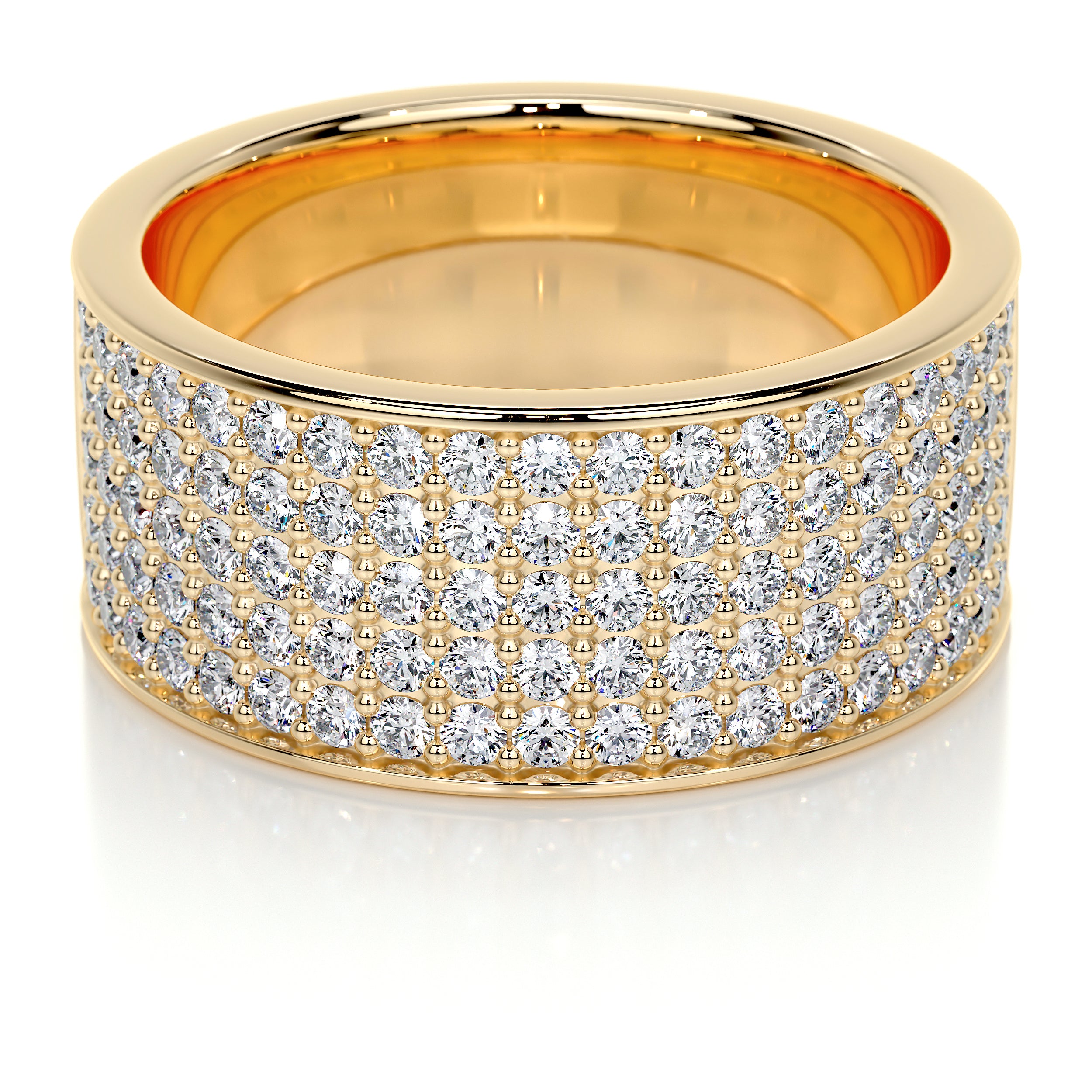 June Lab Grown Diamond Wedding Ring (1 Carat) -18K Yellow Gold
