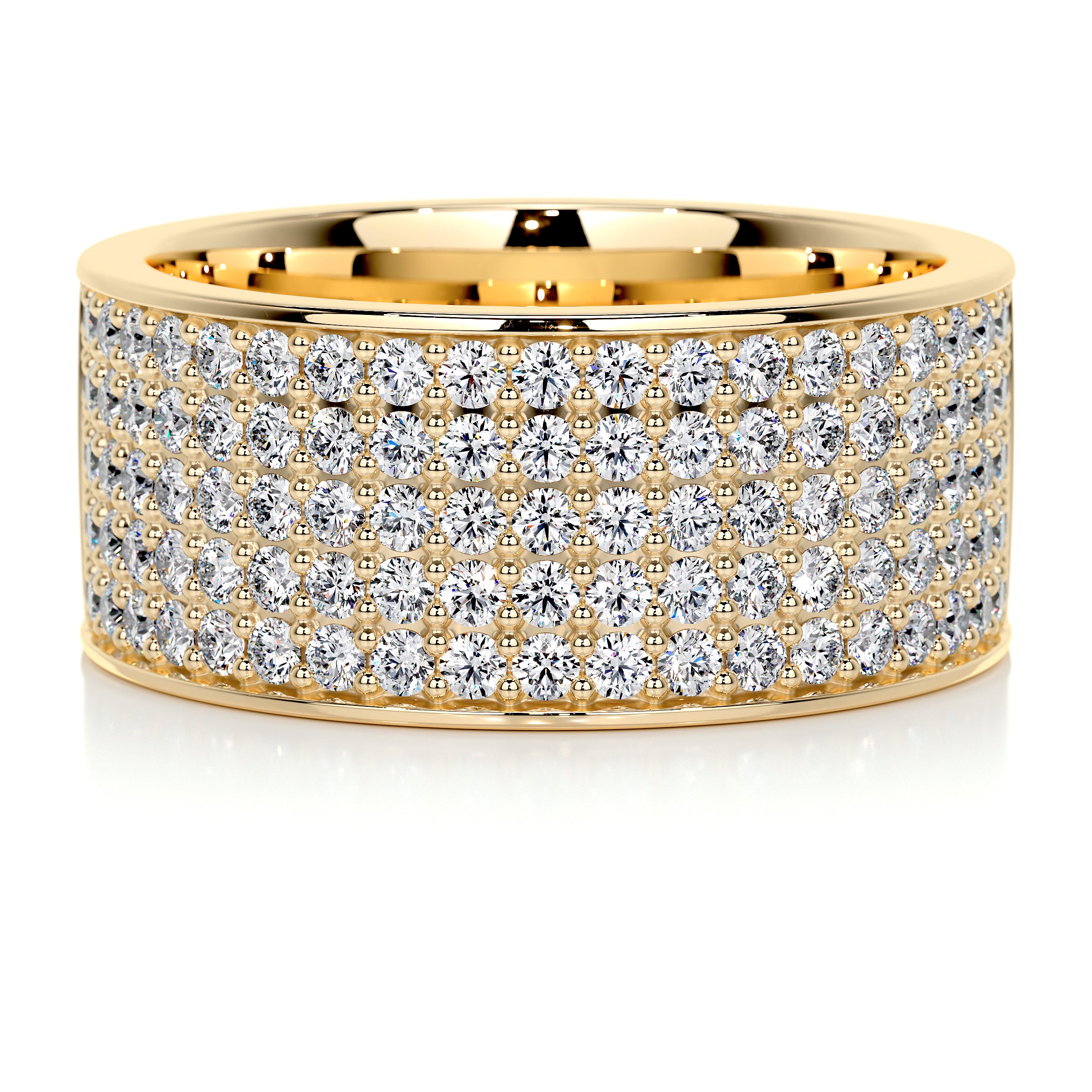 June Diamond Wedding Ring (1 Carat) -18K Yellow Gold