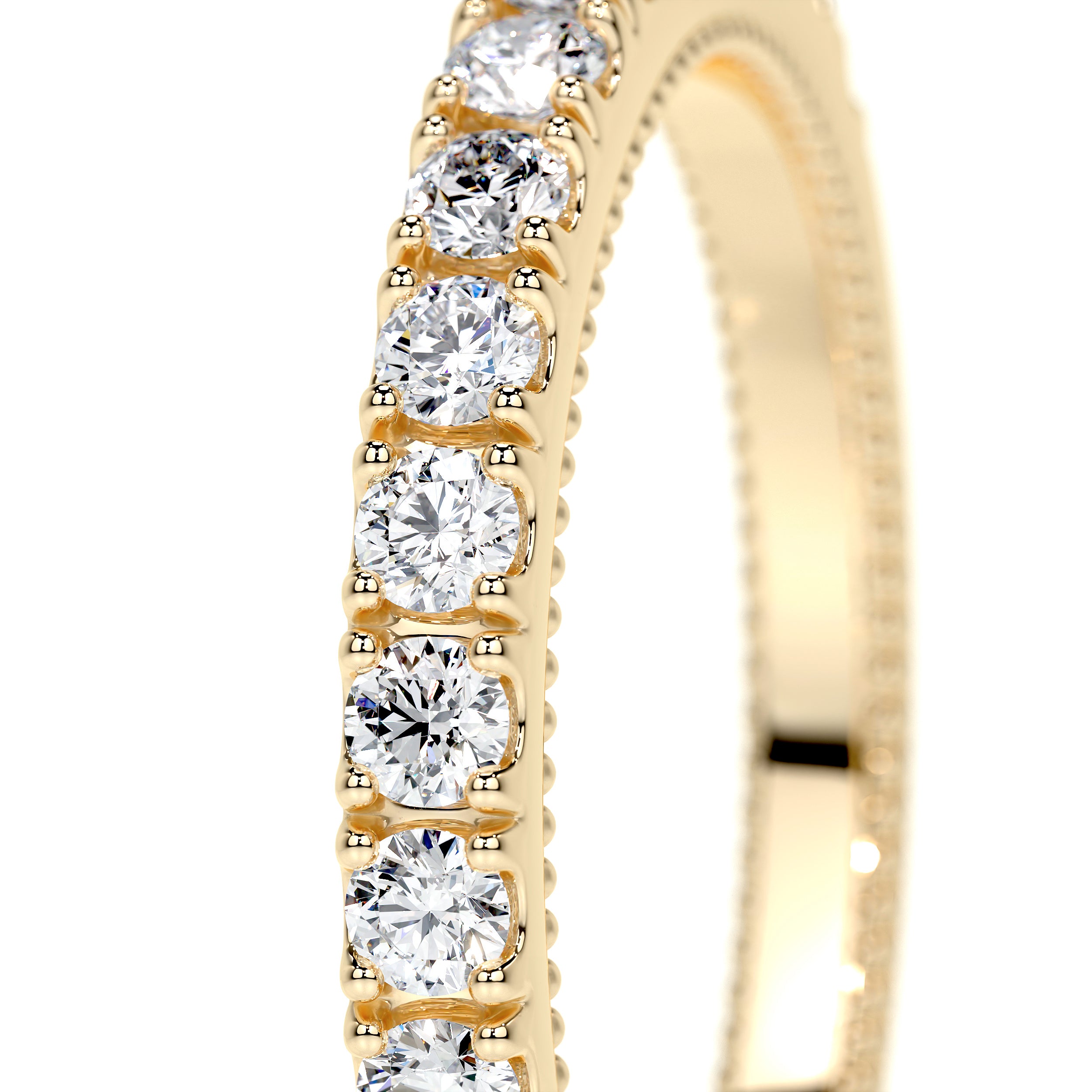 Blair Lab Grown Diamond Milgrain Wedding Ring (0.5 Carat) -18K Yellow Gold