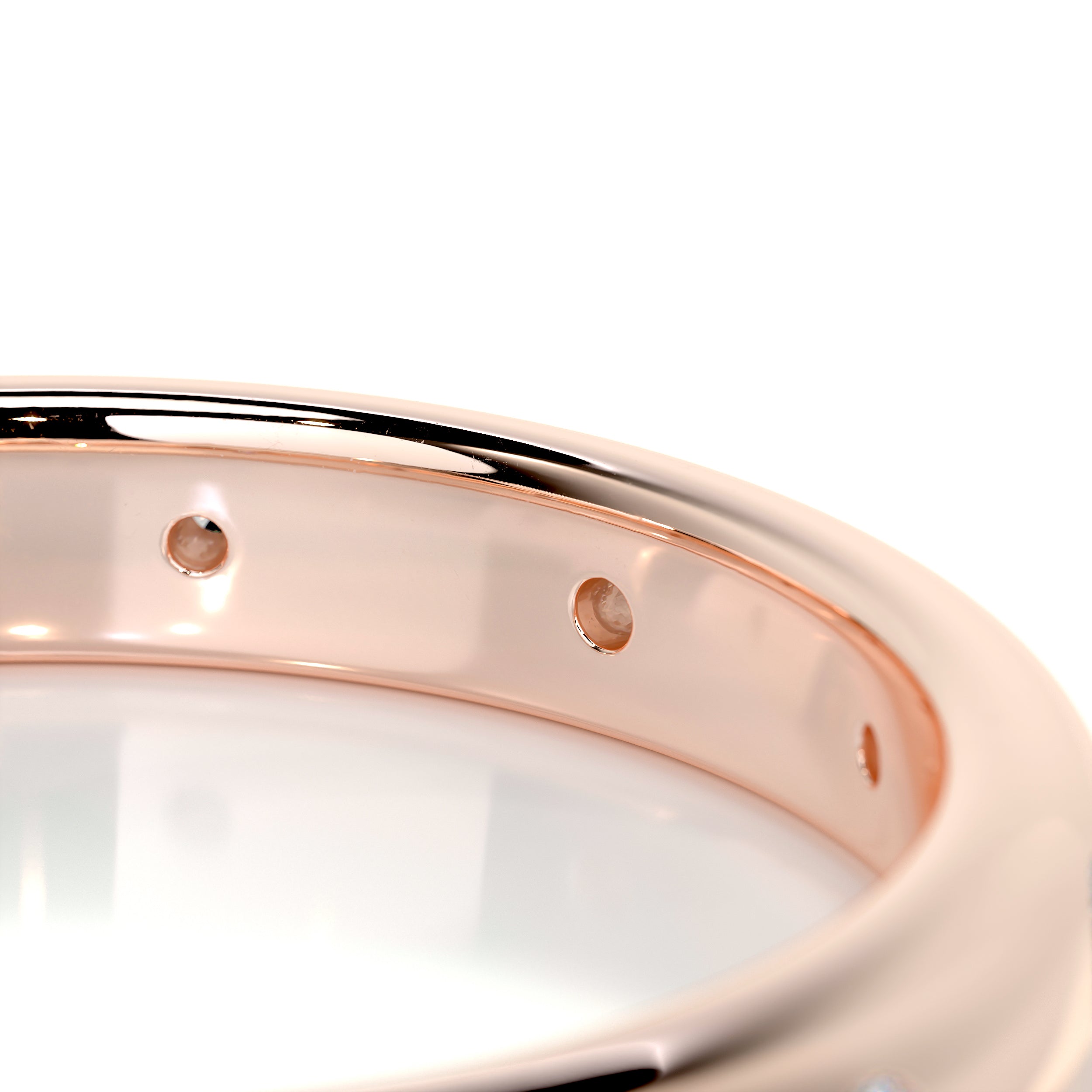 Zara Diamond Wedding Ring (0.18 Carat) -14K Rose Gold
