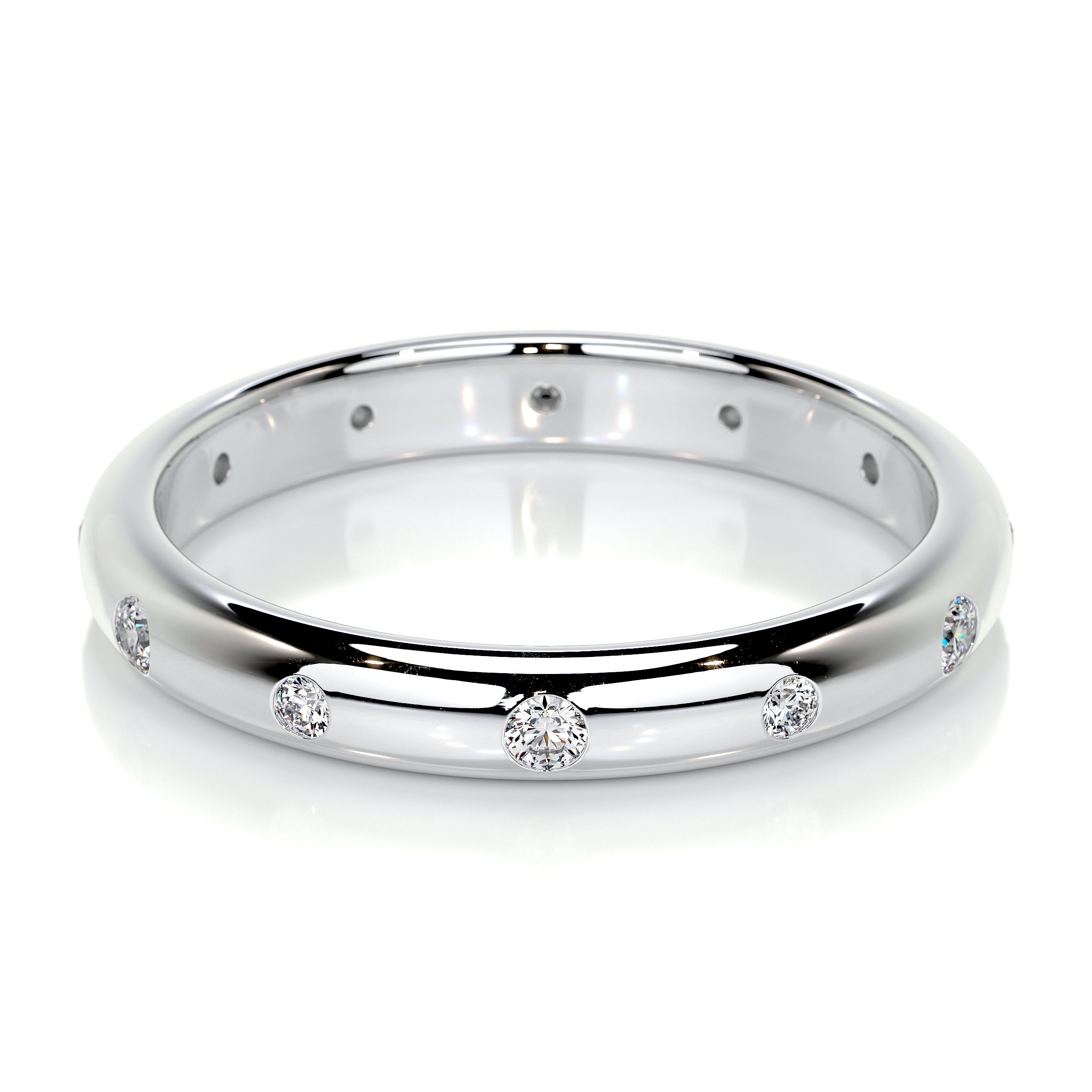 Zara Lab Grown Diamond Wedding Ring   (0.18 Carat) -14K White Gold