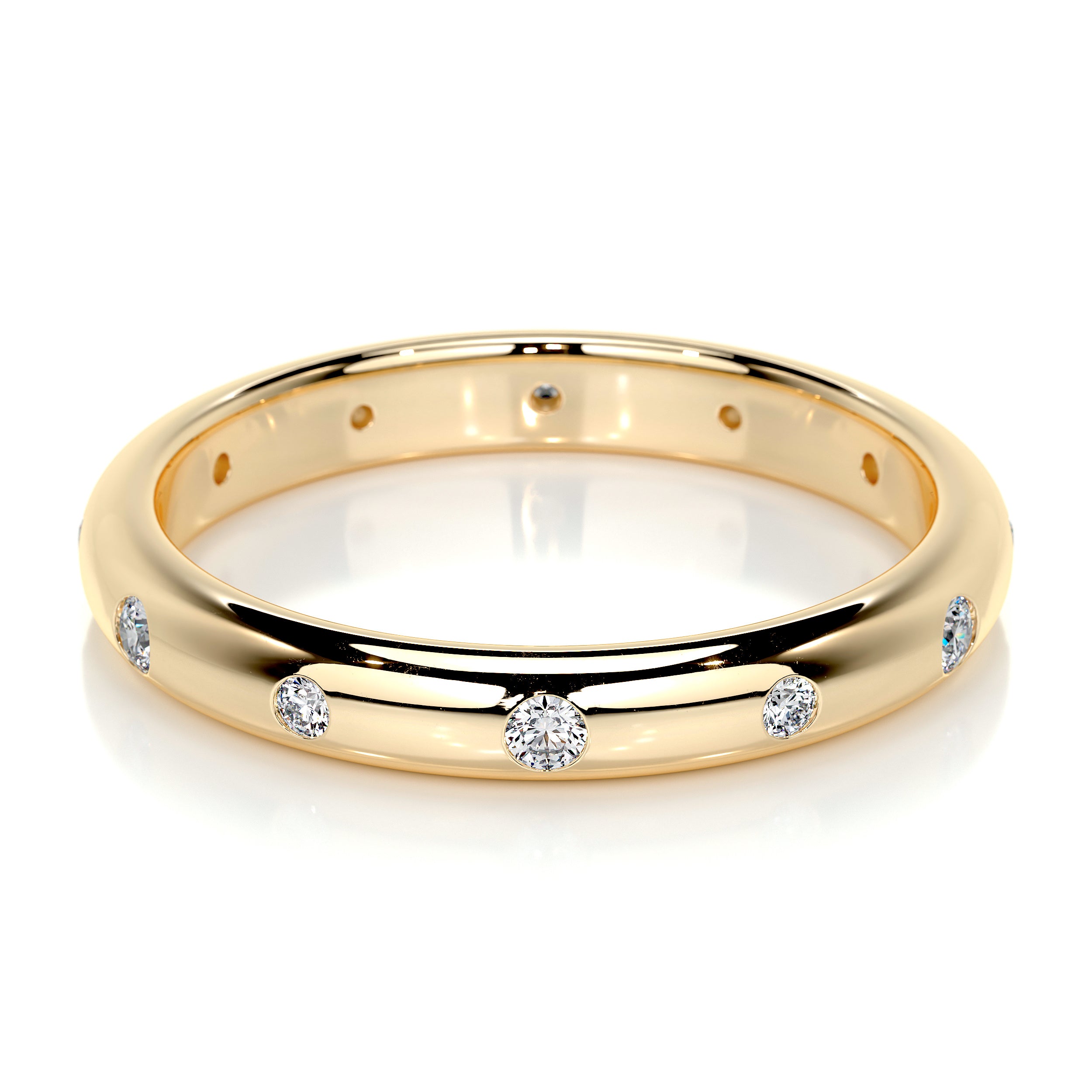 Zara Lab Grown Diamond Wedding Ring (0.18 Carat) -18K Yellow Gold