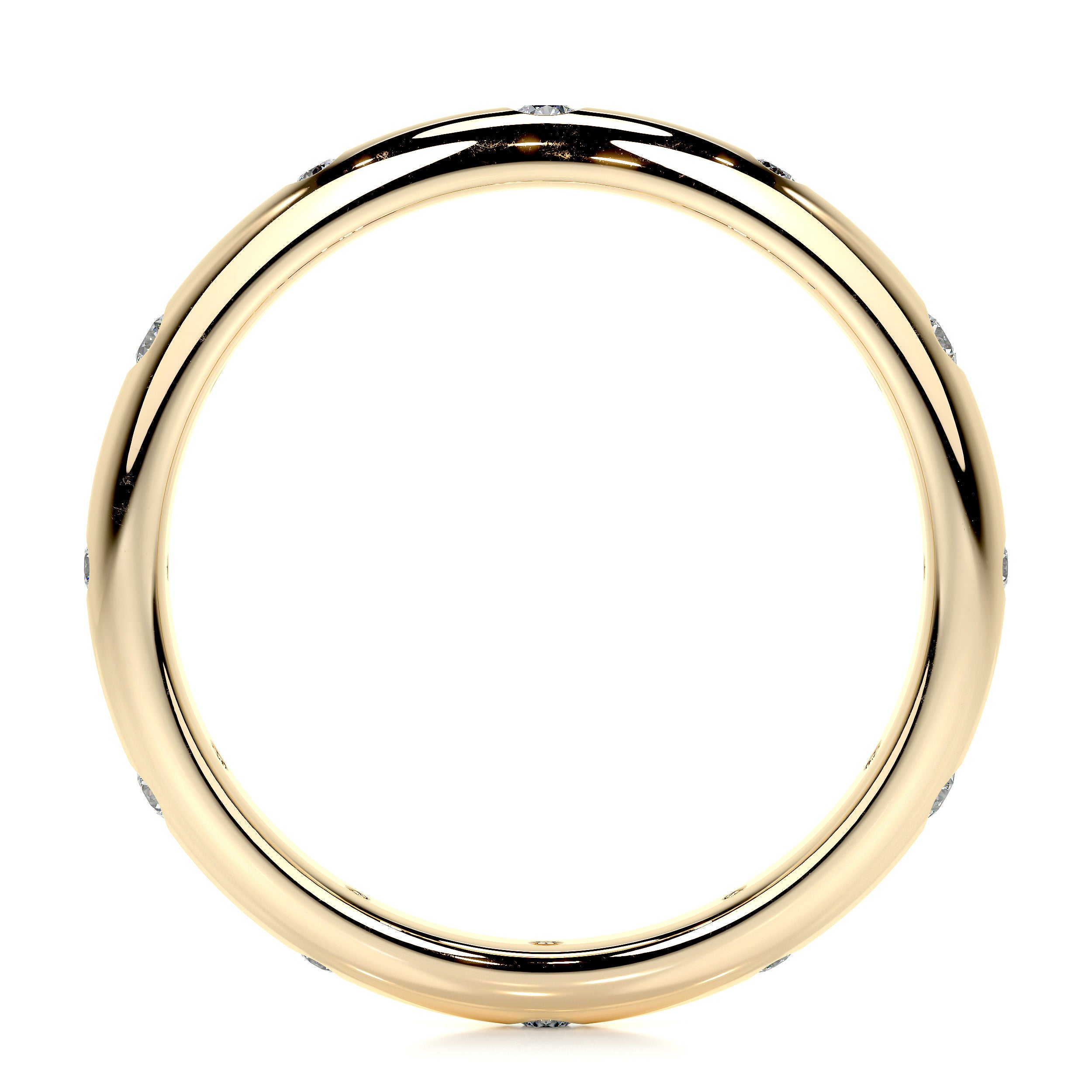 Zara Lab Grown Diamond Wedding Ring (0.18 Carat) -18K Yellow Gold