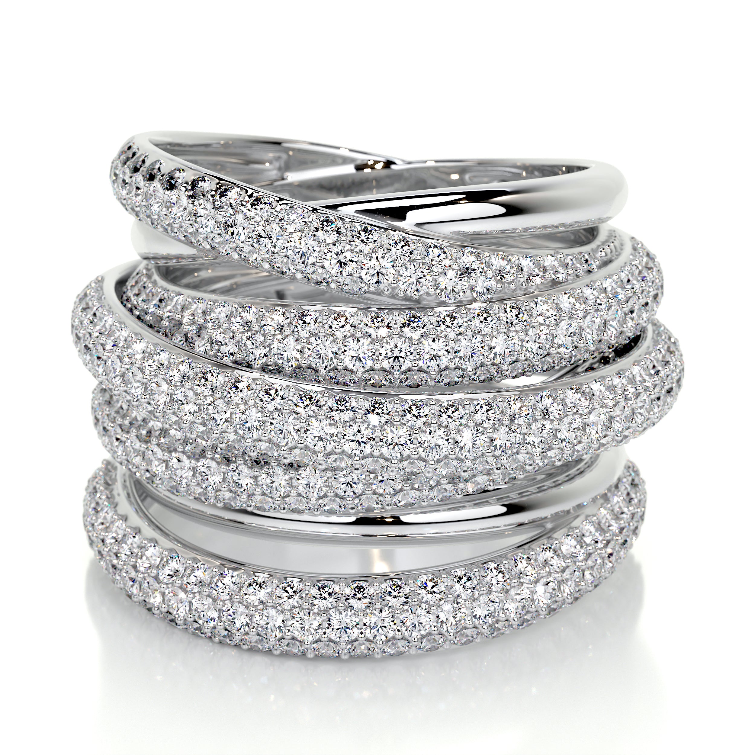 Aurora Lab Grown Diamond Wedding Ring (3 Carat) -Platinum