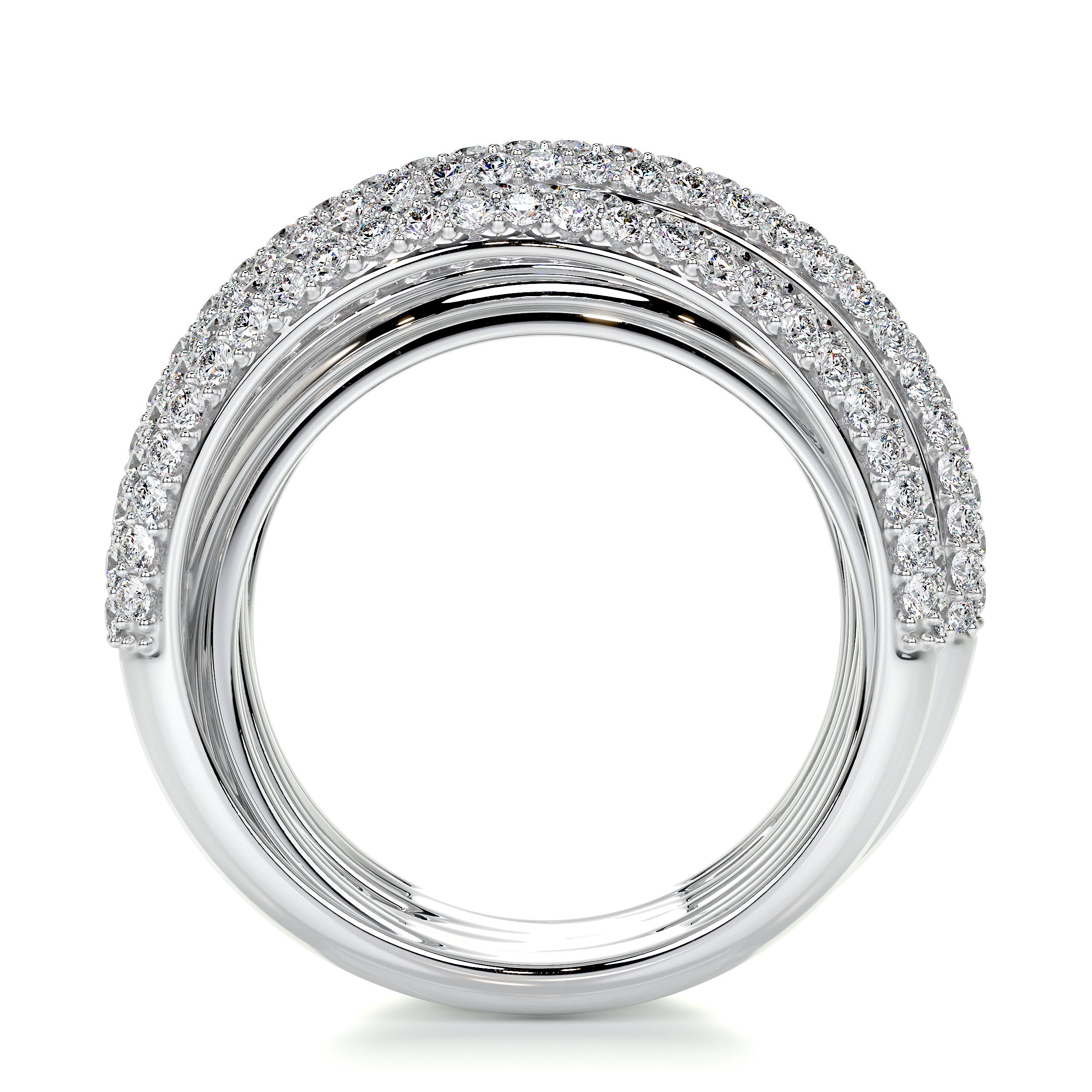 Aurora Lab Grown Diamond Wedding Ring (3 Carat) -Platinum