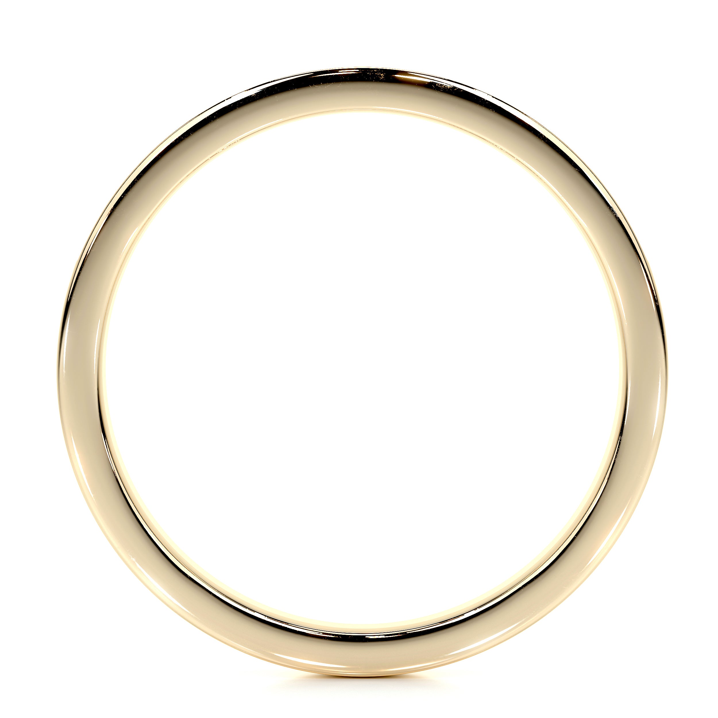 June Lab Grown Diamond Wedding Ring (0.2 Carat) - 18K Yellow Gold