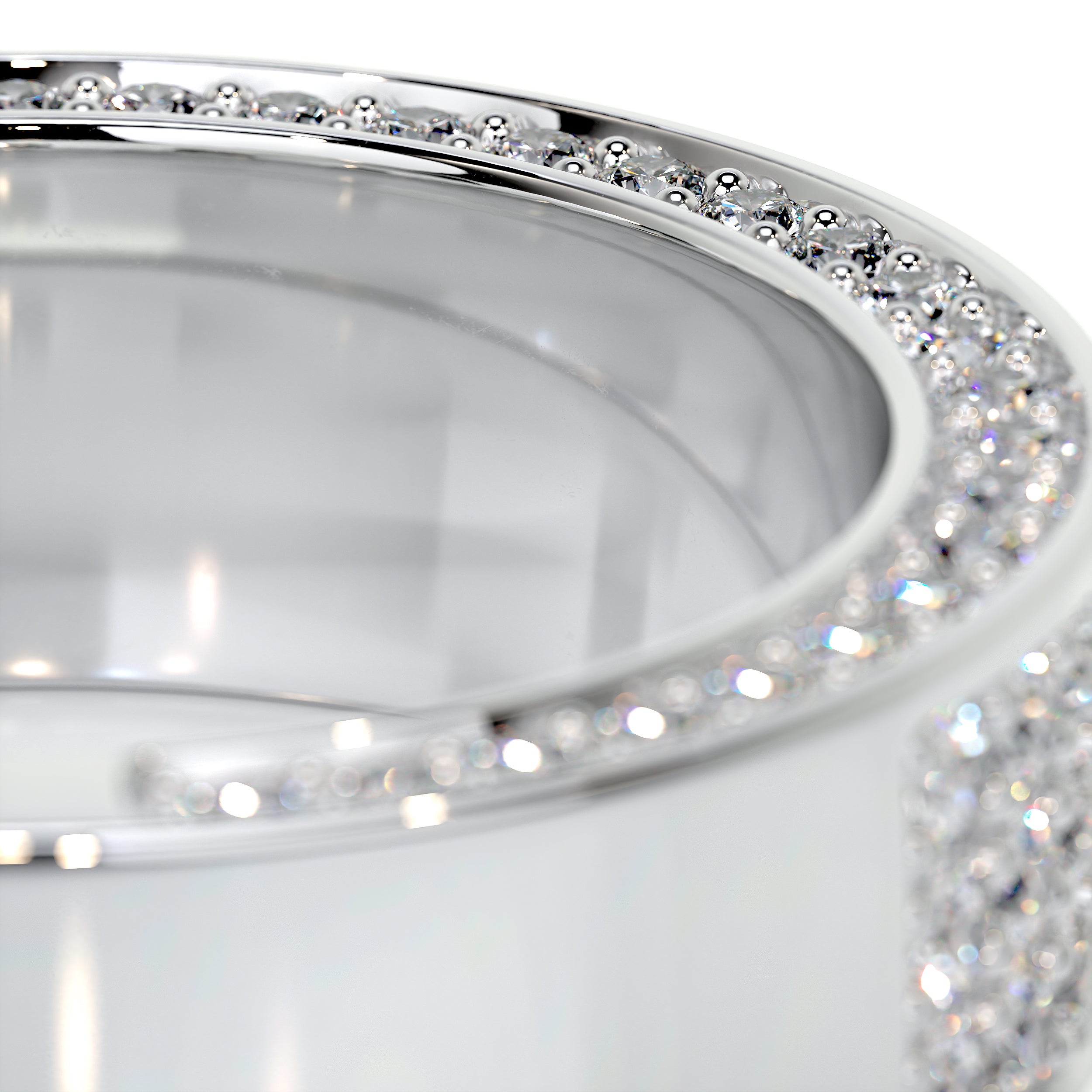 Vera Diamond Wedding Ring (1.3 Carat) -18K White Gold