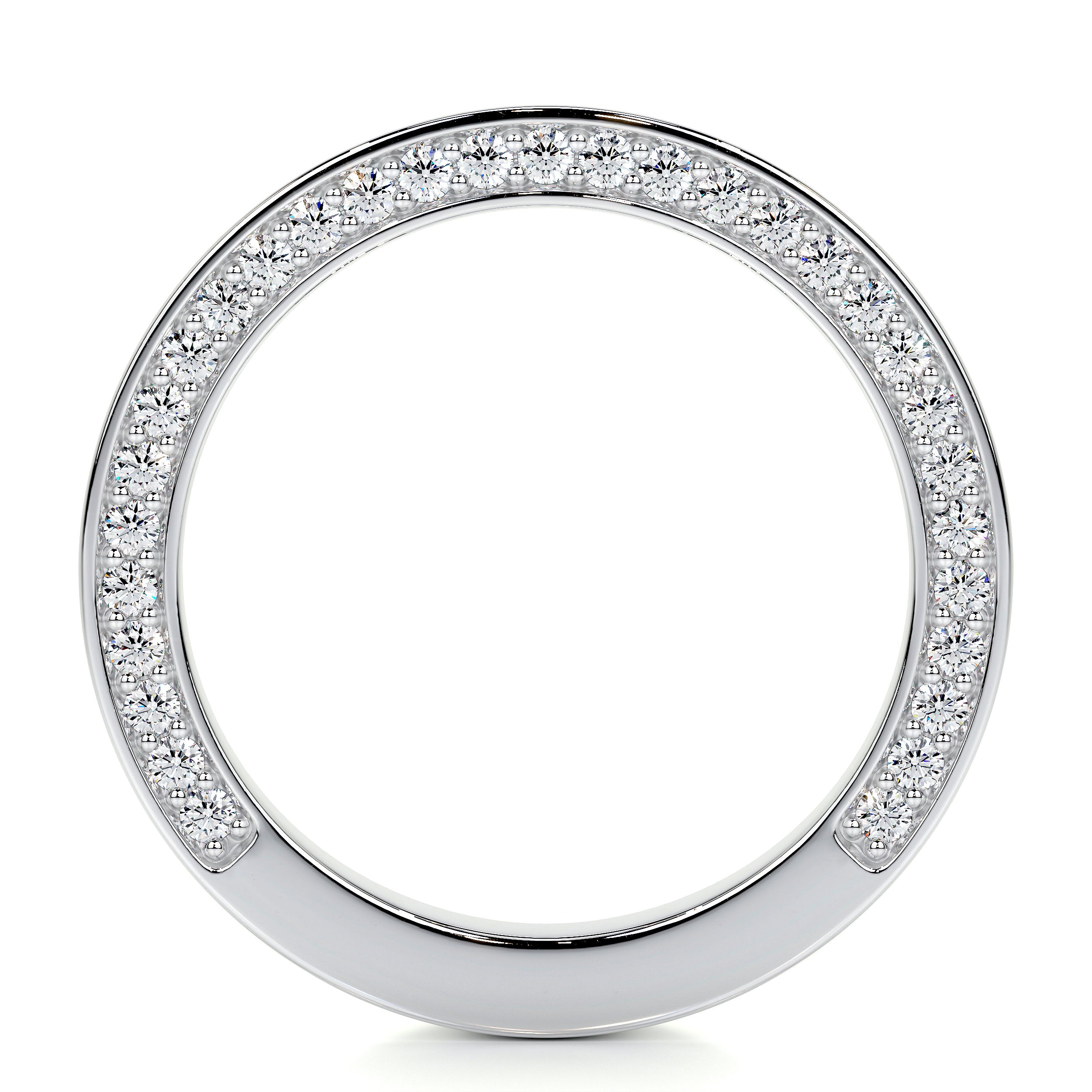 Vera Lab Grown Diamond Wedding Ring (1.3 Carat) -14K White Gold