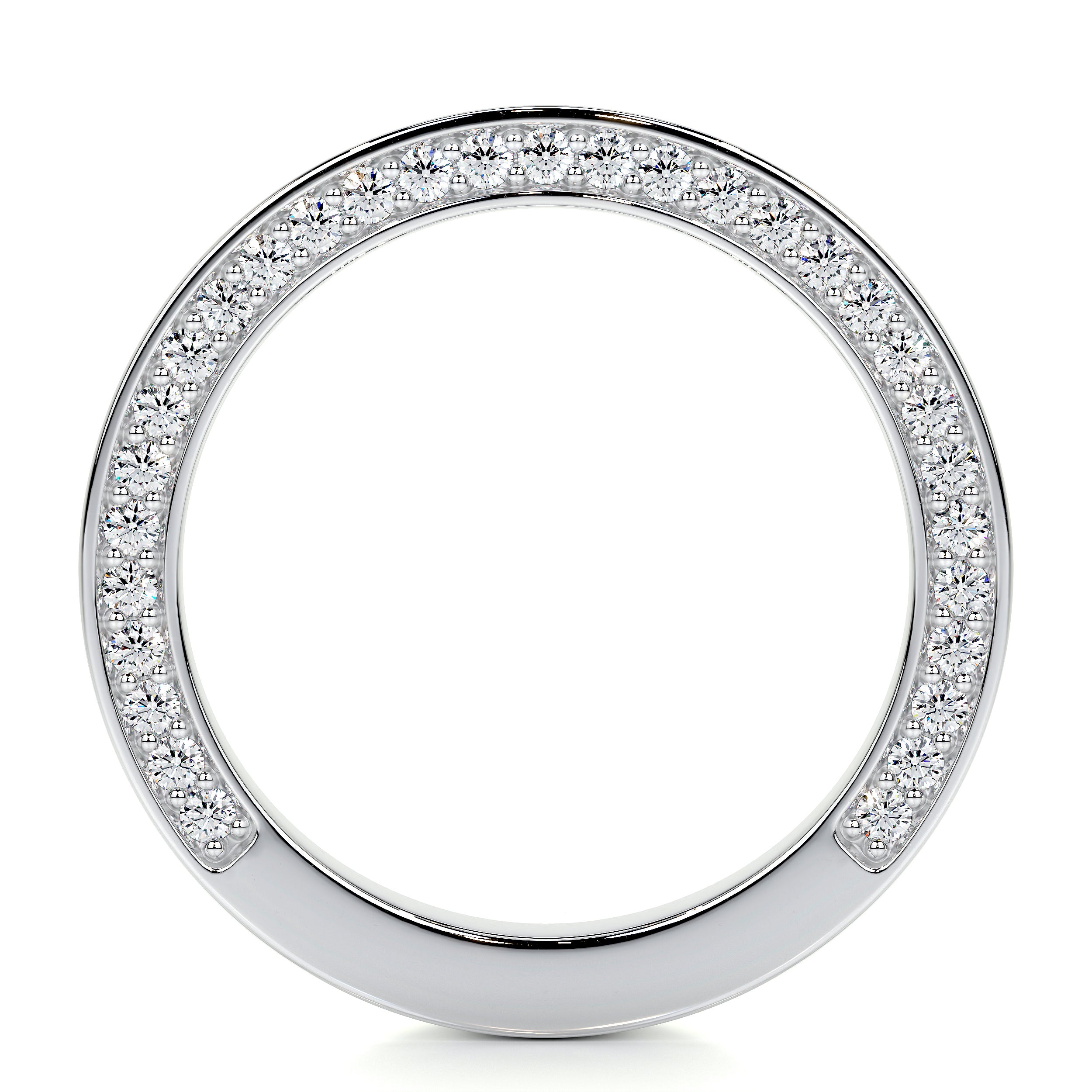 Vera Lab Grown Diamond Wedding Ring   (1.3 Carat) -18K White Gold