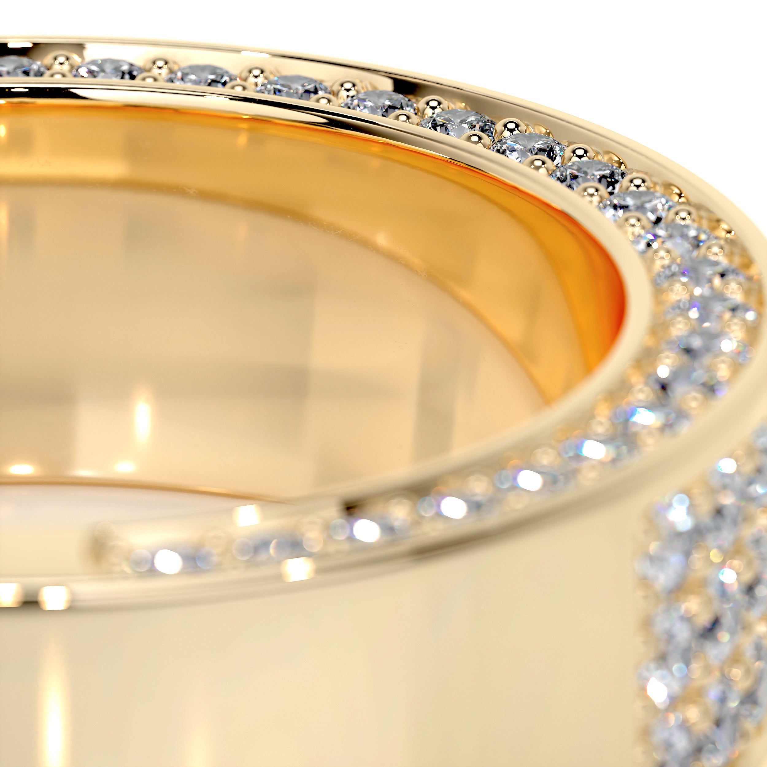 Vera Diamond Wedding Ring (1.3 Carat) -18K Yellow Gold