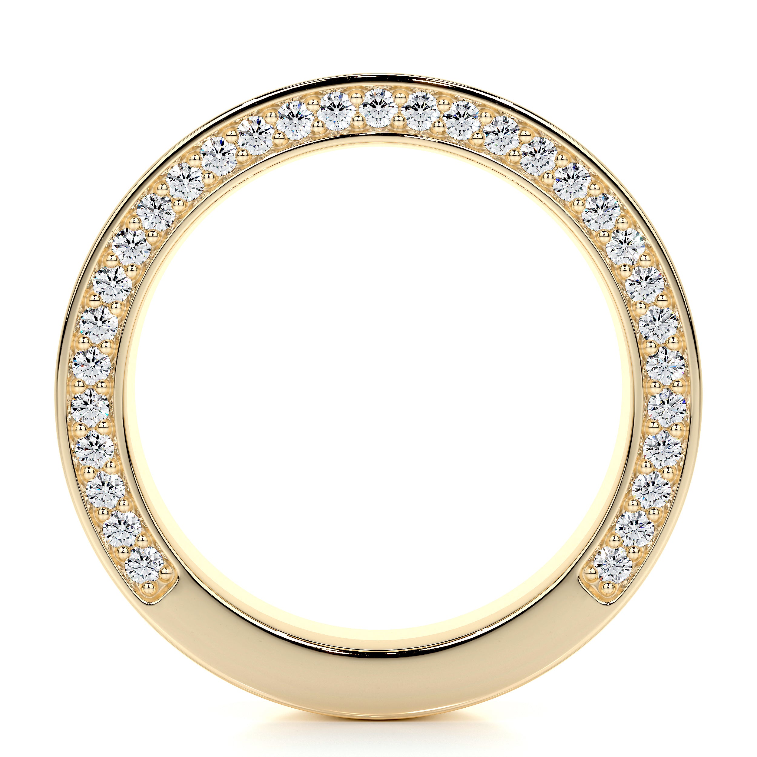 Vera Lab Grown Diamond Wedding Ring (1.3 Carat) -18K Yellow Gold