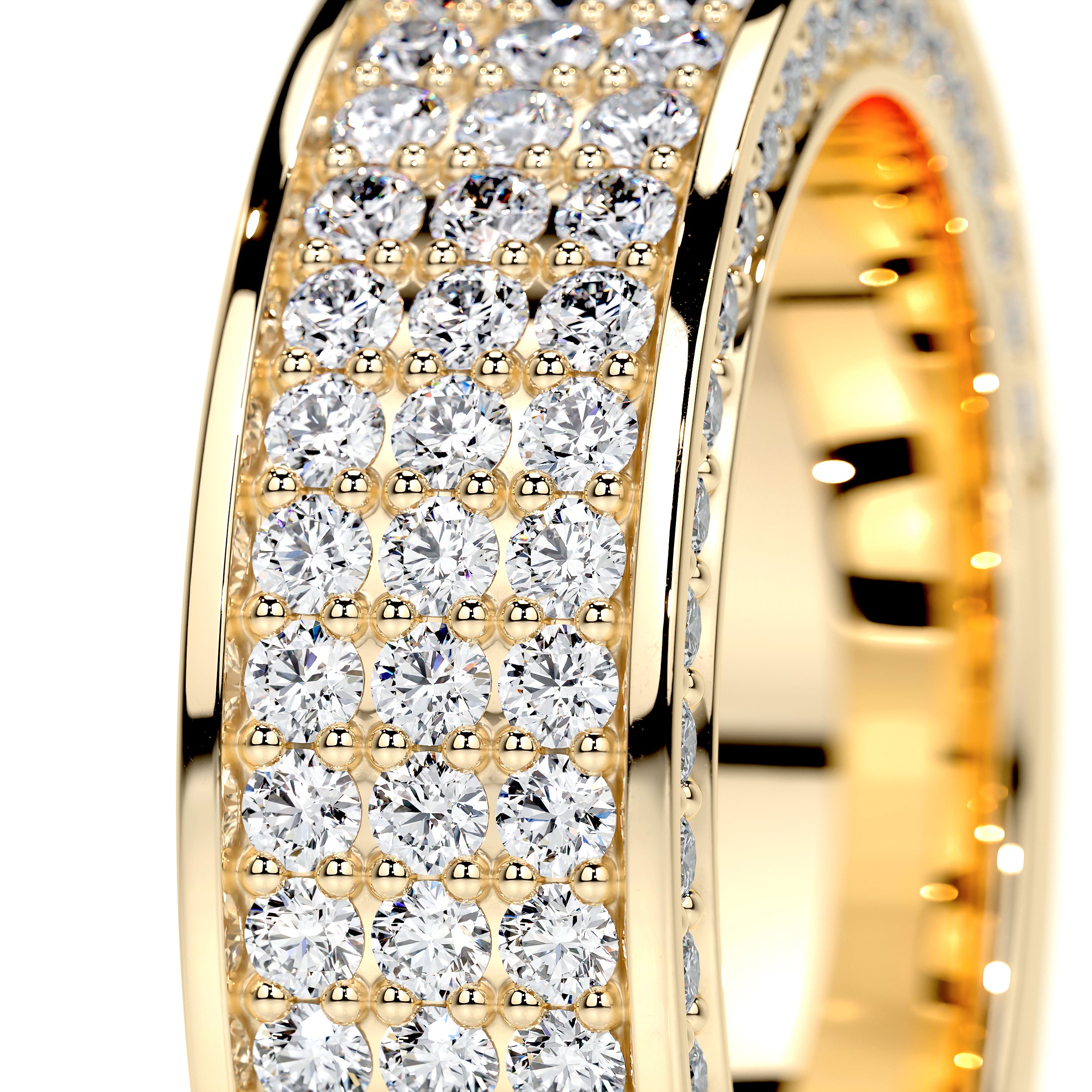 Vera Lab Grown Diamond Wedding Ring (1.3 Carat) -18K Yellow Gold
