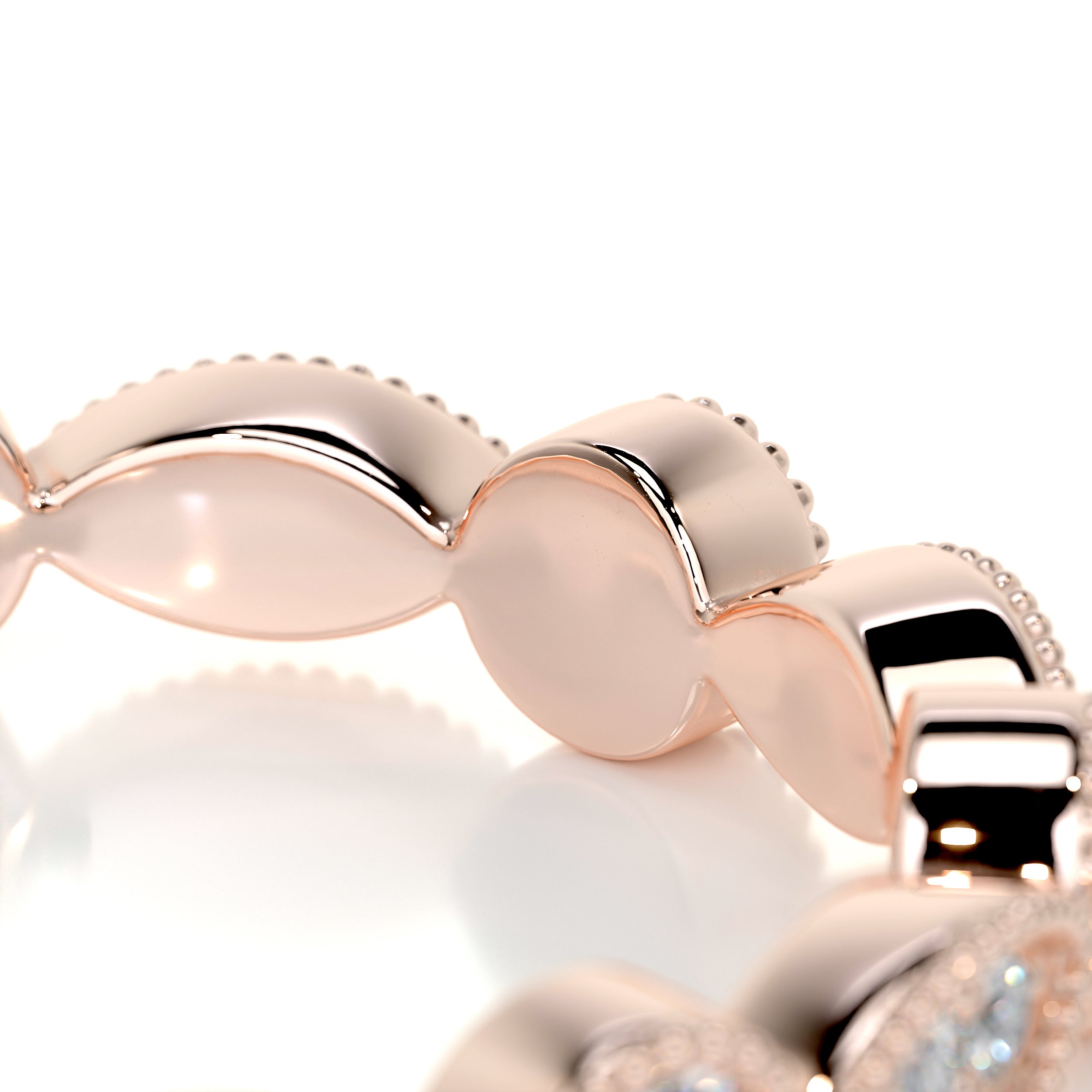 Amelia Eternity Wedding Ring (0.5 Carat) -14K Rose Gold