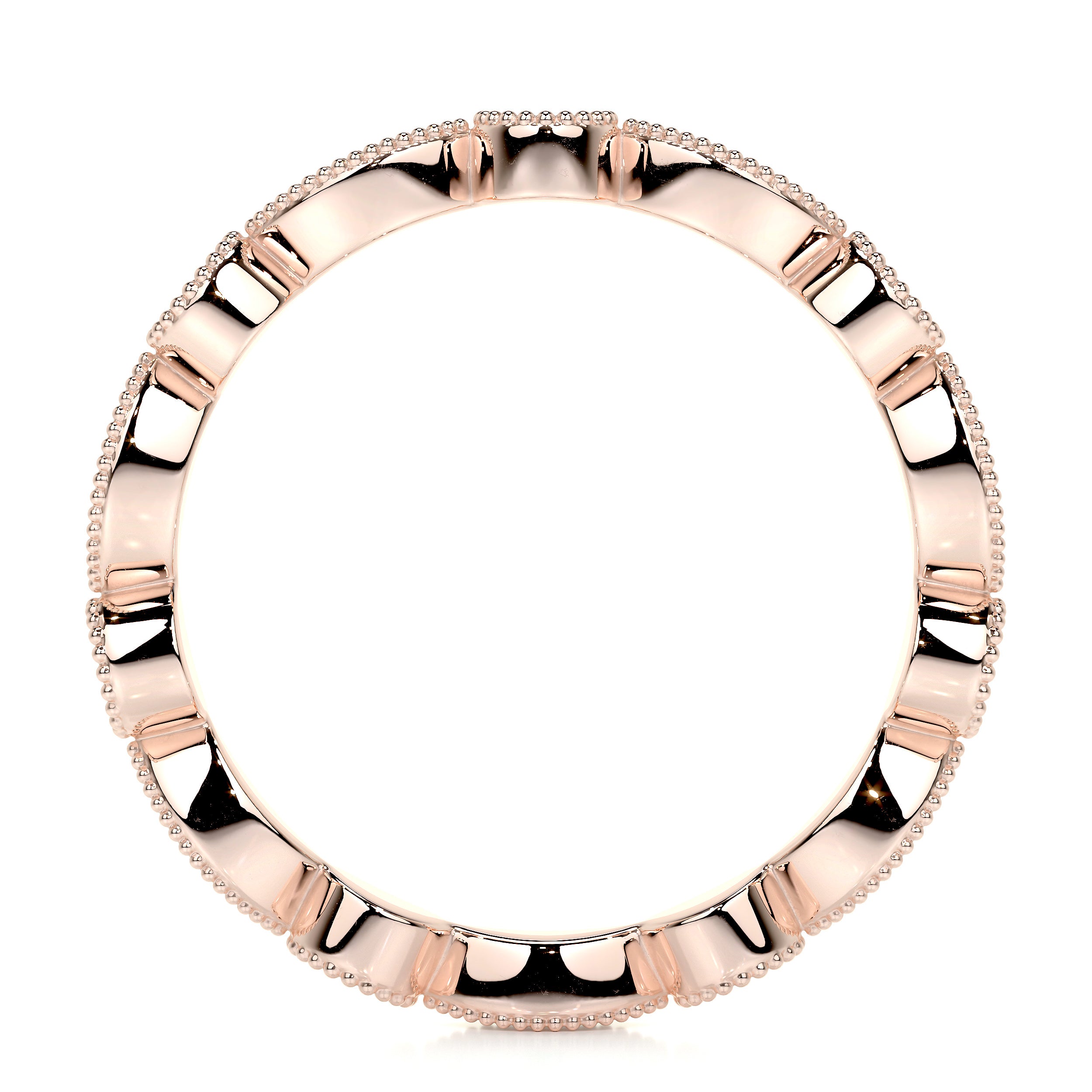 Amelia Lab Grown Eternity Wedding Ring (0.5 Carat) -14K Rose Gold