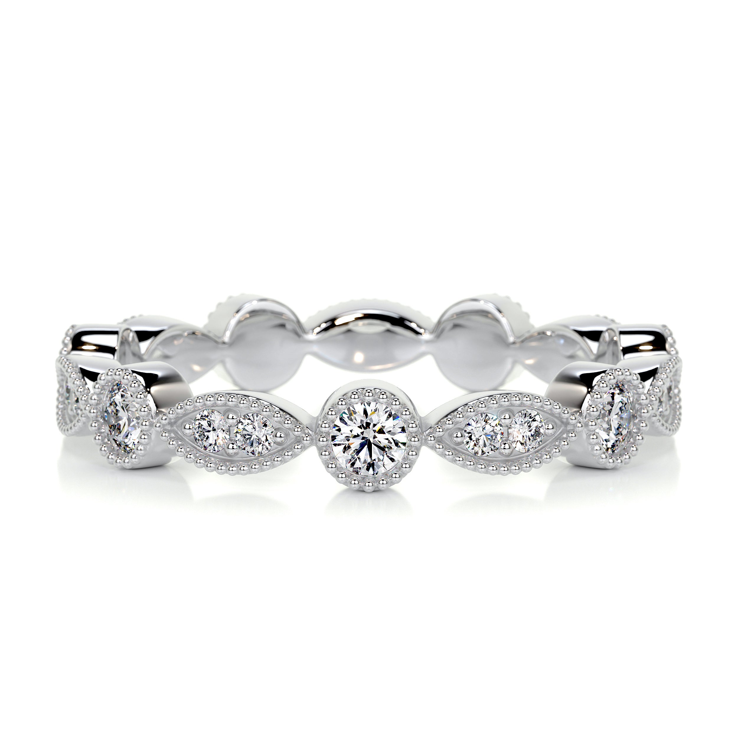 Amelia Eternity Wedding Ring (0.5 Carat) -18K White Gold
