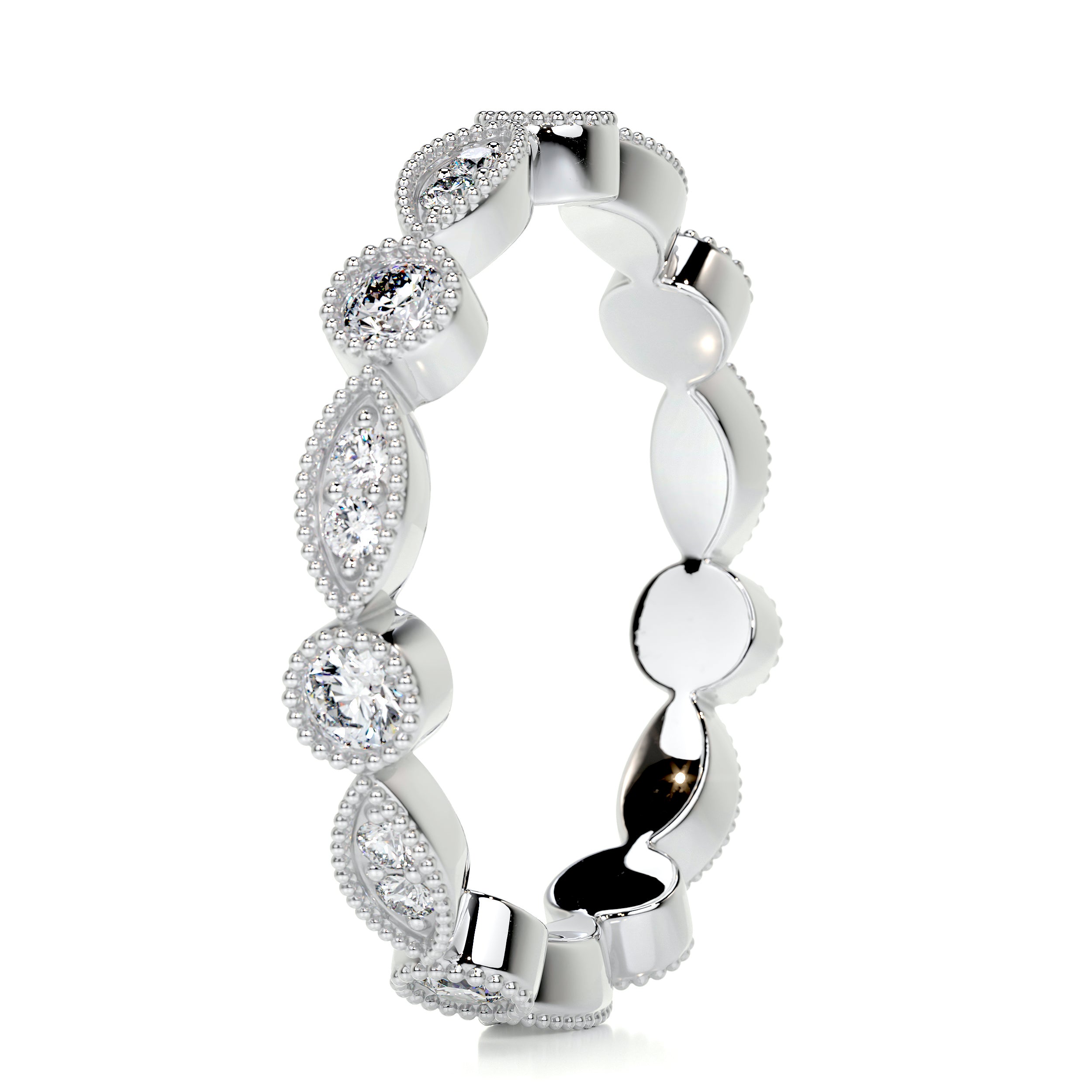 Amelia Eternity Wedding Ring (0.5 Carat) -14K White Gold