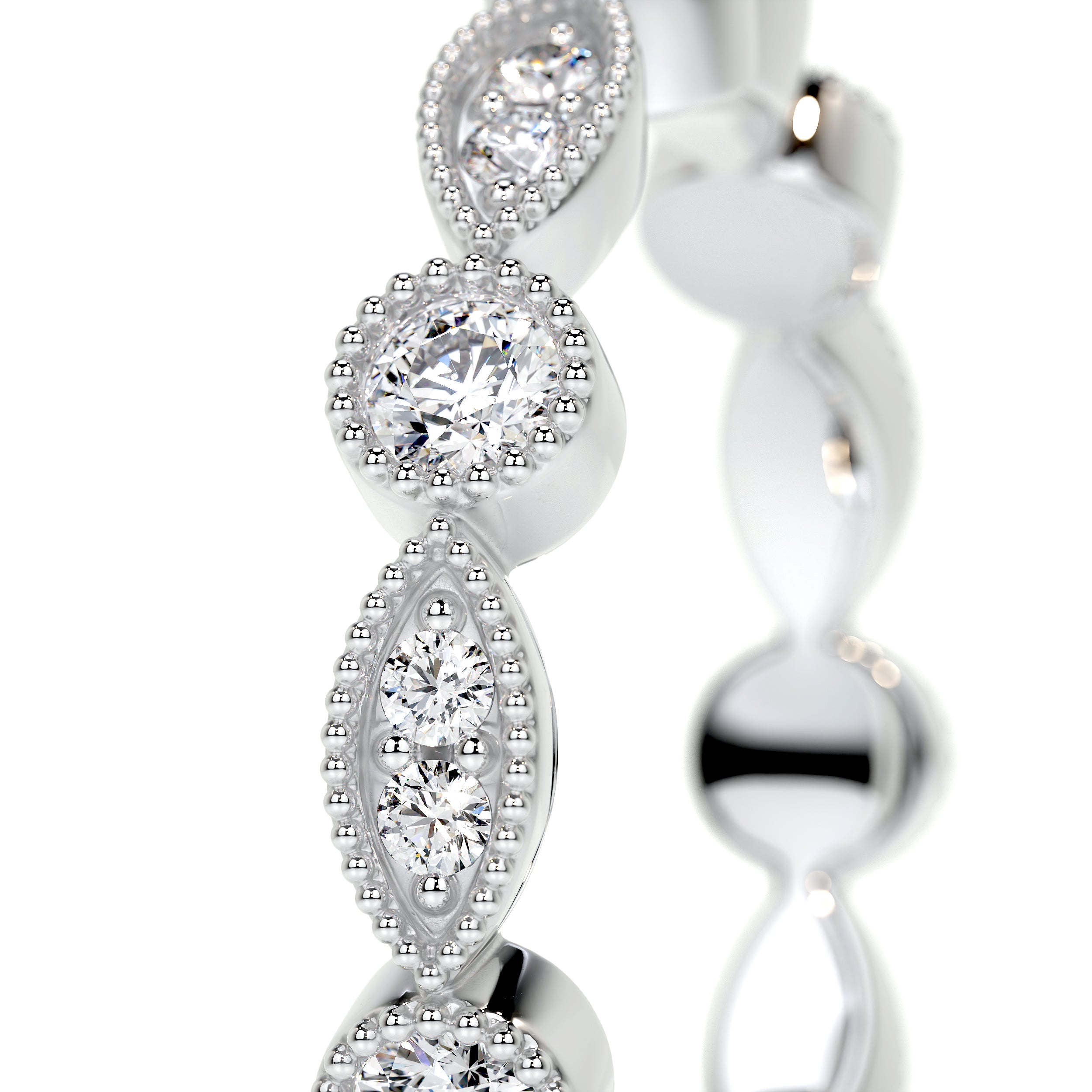 Amelia Lab Grown Eternity Wedding Ring (0.5 Carat) -14K White Gold