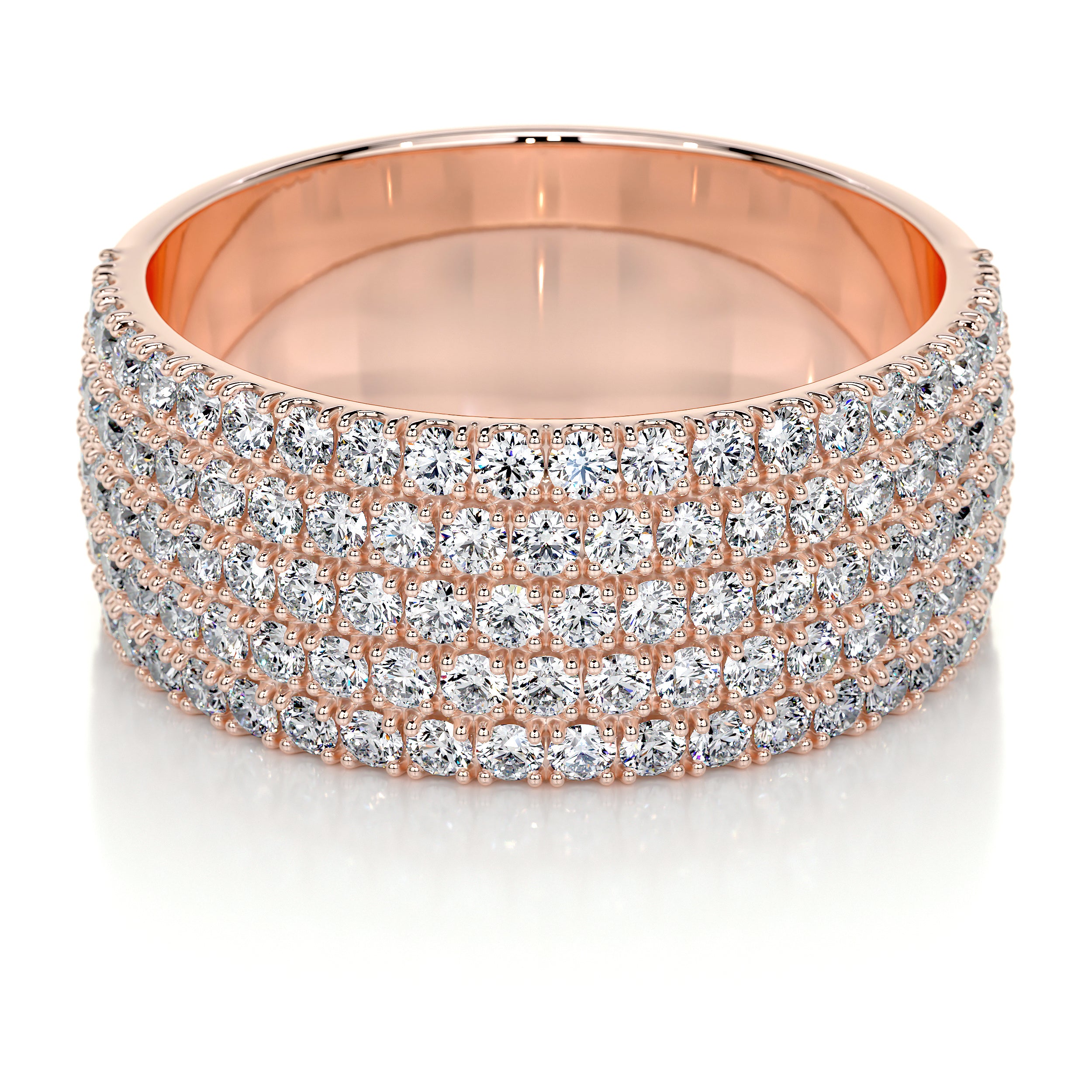 Dakota Lab Grown Diamond Wedding Ring (1.2 Carat) -14K Rose Gold