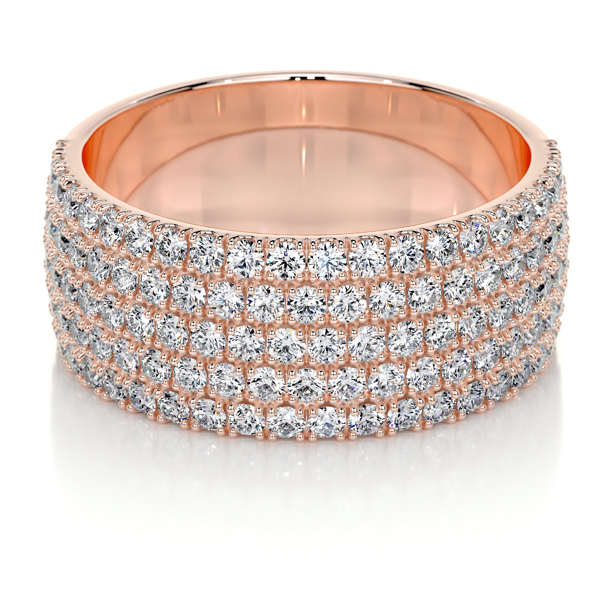 Dakota Lab Grown Diamond Wedding Ring   (1.2 Carat) -14K Rose Gold