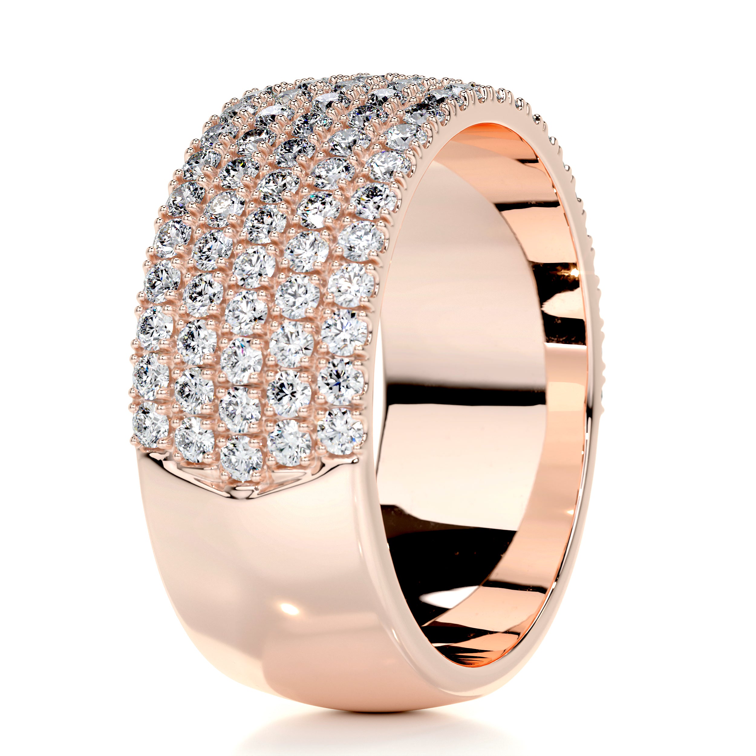 Dakota Diamond Wedding Ring   (1.2 Carat) -14K Rose Gold