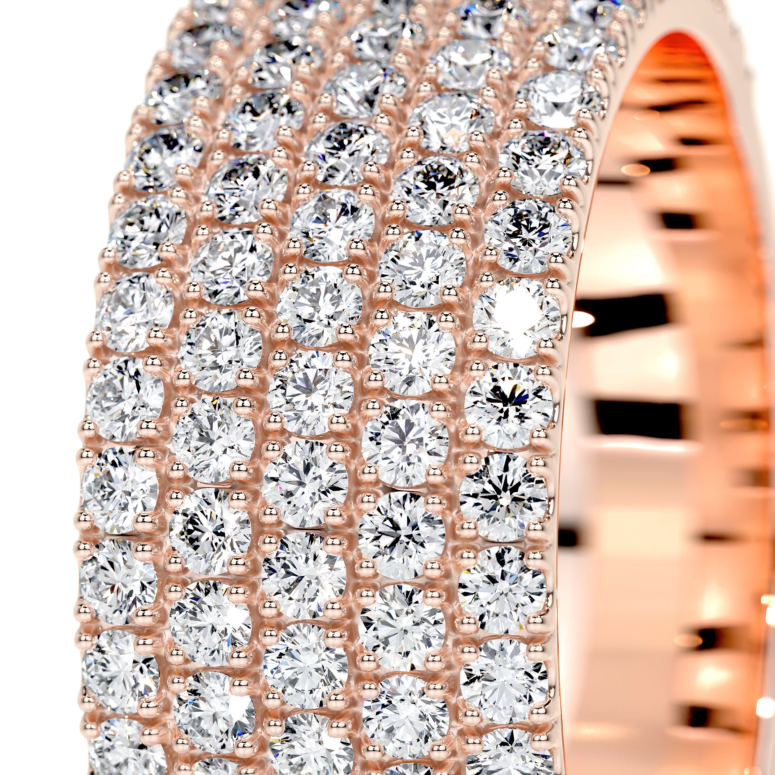 Dakota Lab Grown Diamond Wedding Ring (1.2 Carat) -14K Rose Gold