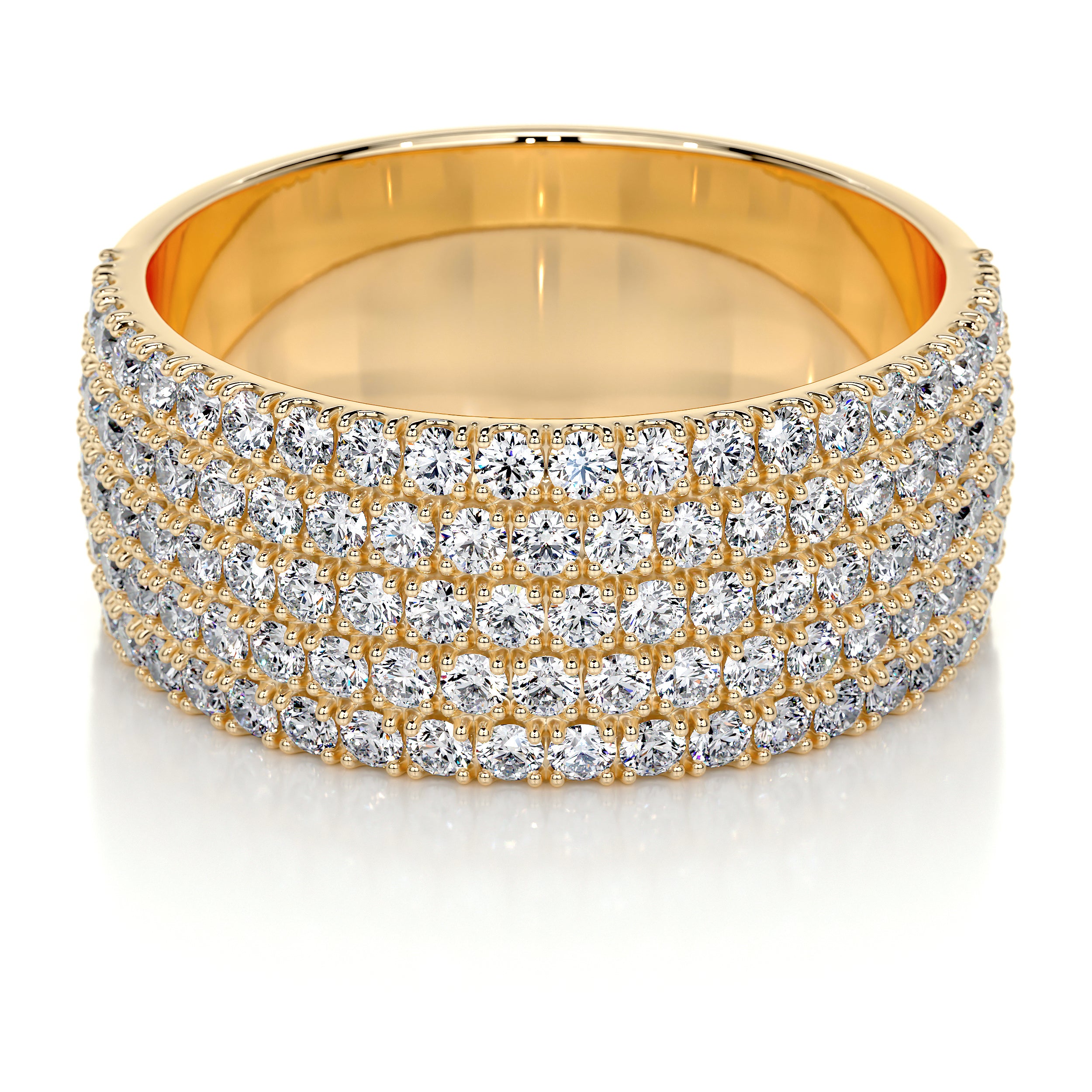 Dakota Lab Grown Diamond Wedding Ring (1.2 Carat) -18K Yellow Gold