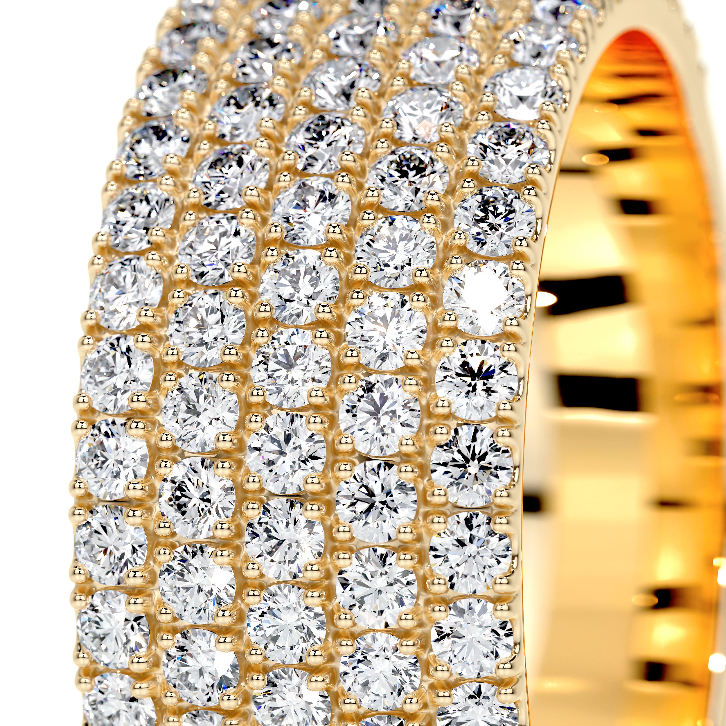 Dakota Lab Grown Diamond Wedding Ring (1.2 Carat) -18K Yellow Gold