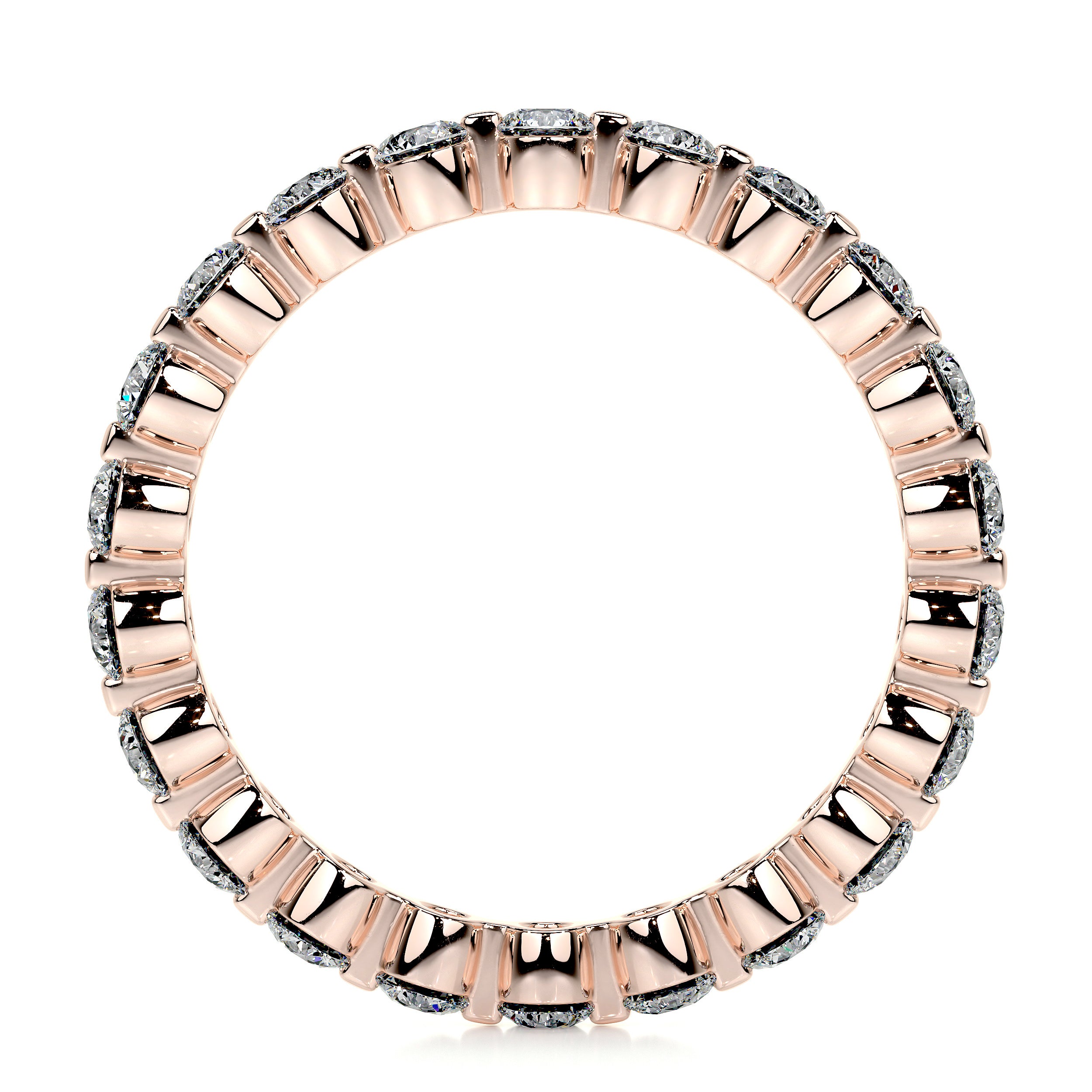 Josie Lab Grown Eternity Wedding Ring (1 Carat) -14K Rose Gold