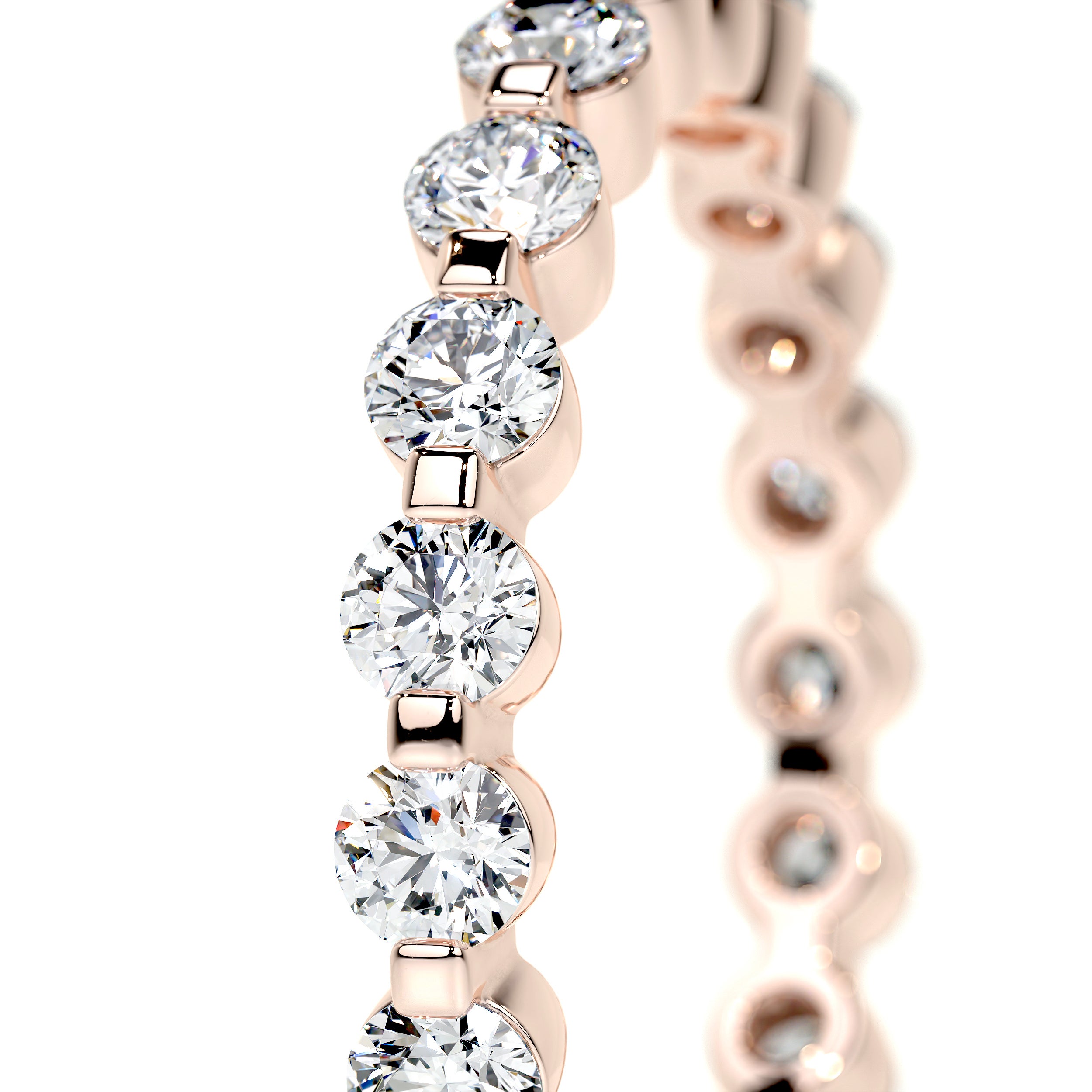 Josie Lab Grown Eternity Wedding Ring (1 Carat) -14K Rose Gold