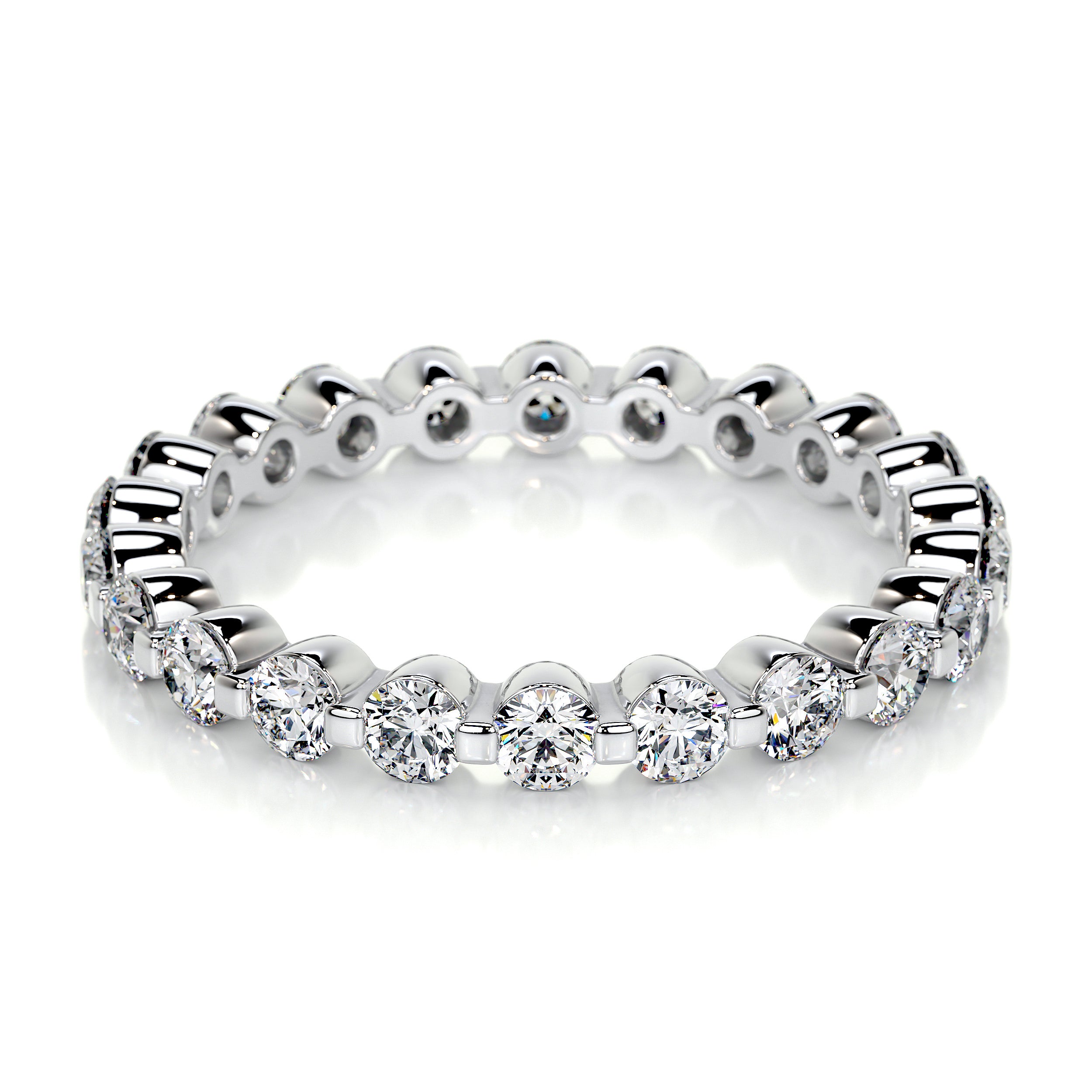 Josie Lab Grown Eternity Wedding Ring   (1 Carat) -Platinum