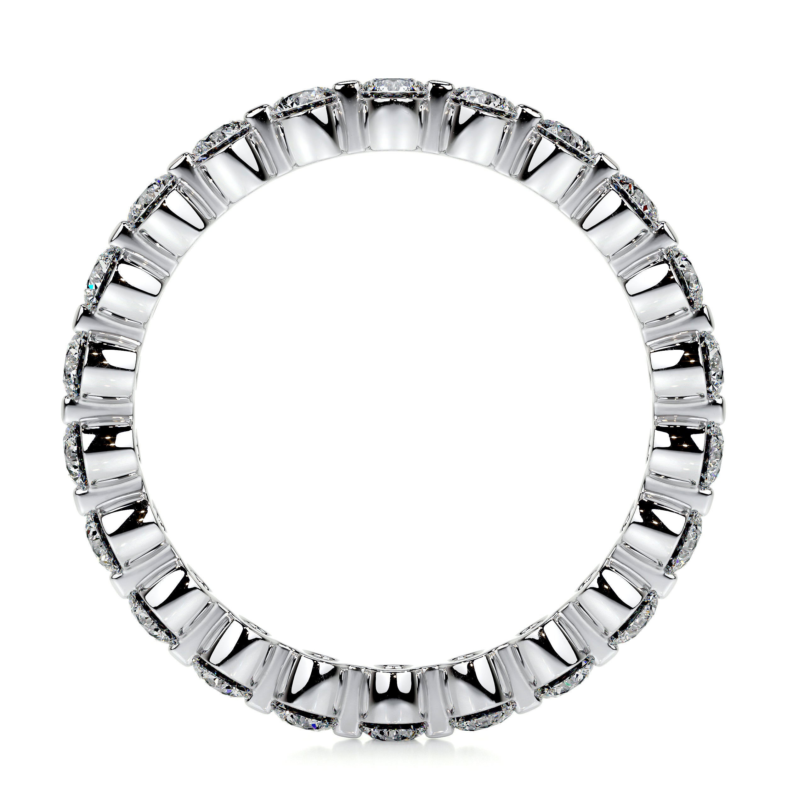 Josie Lab Grown Eternity Wedding Ring (1 Carat) -14K White Gold