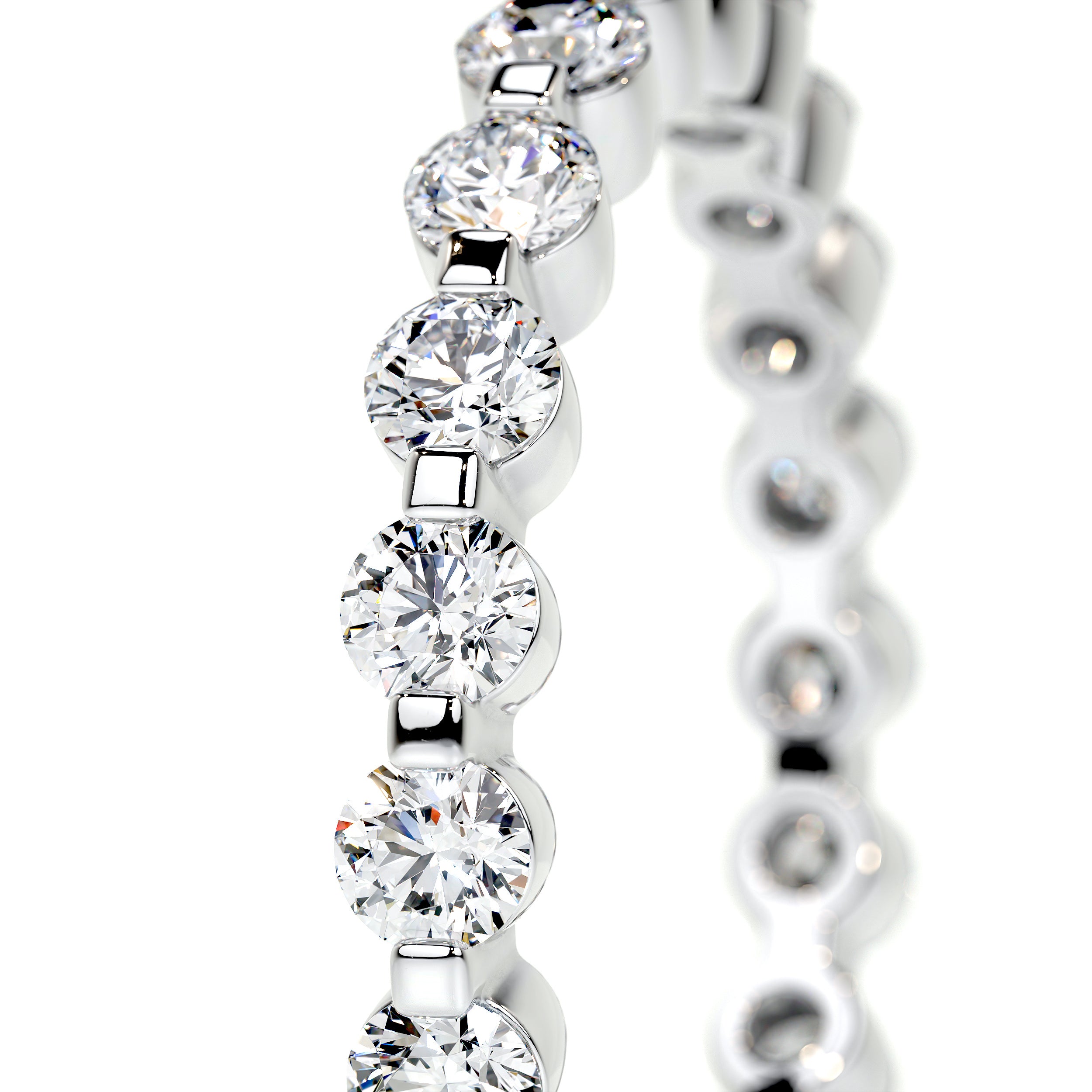 Josie Lab Grown Eternity Wedding Ring (1 Carat) -14K White Gold