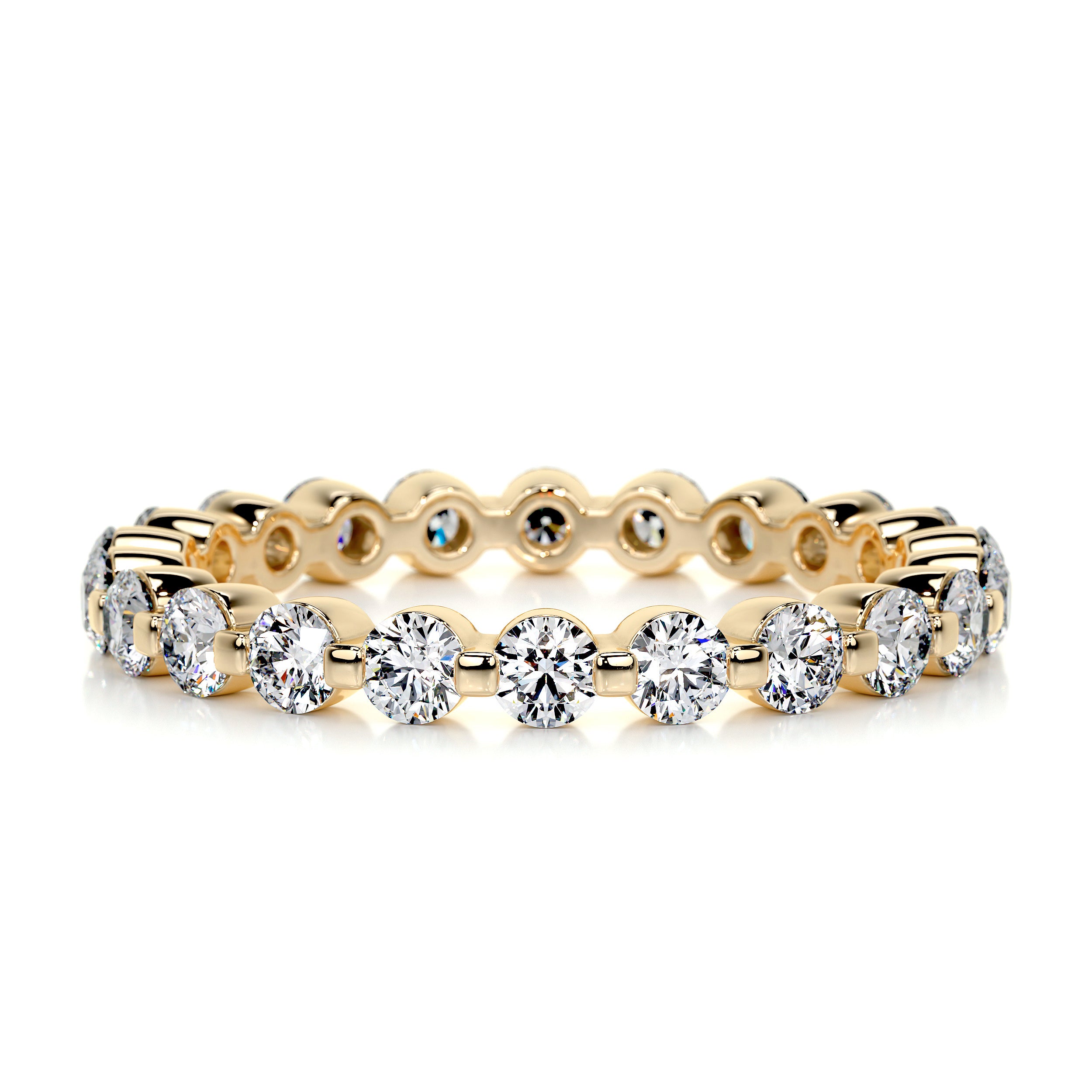 Josie Eternity Wedding Ring   (1 Carat) -18K Yellow Gold