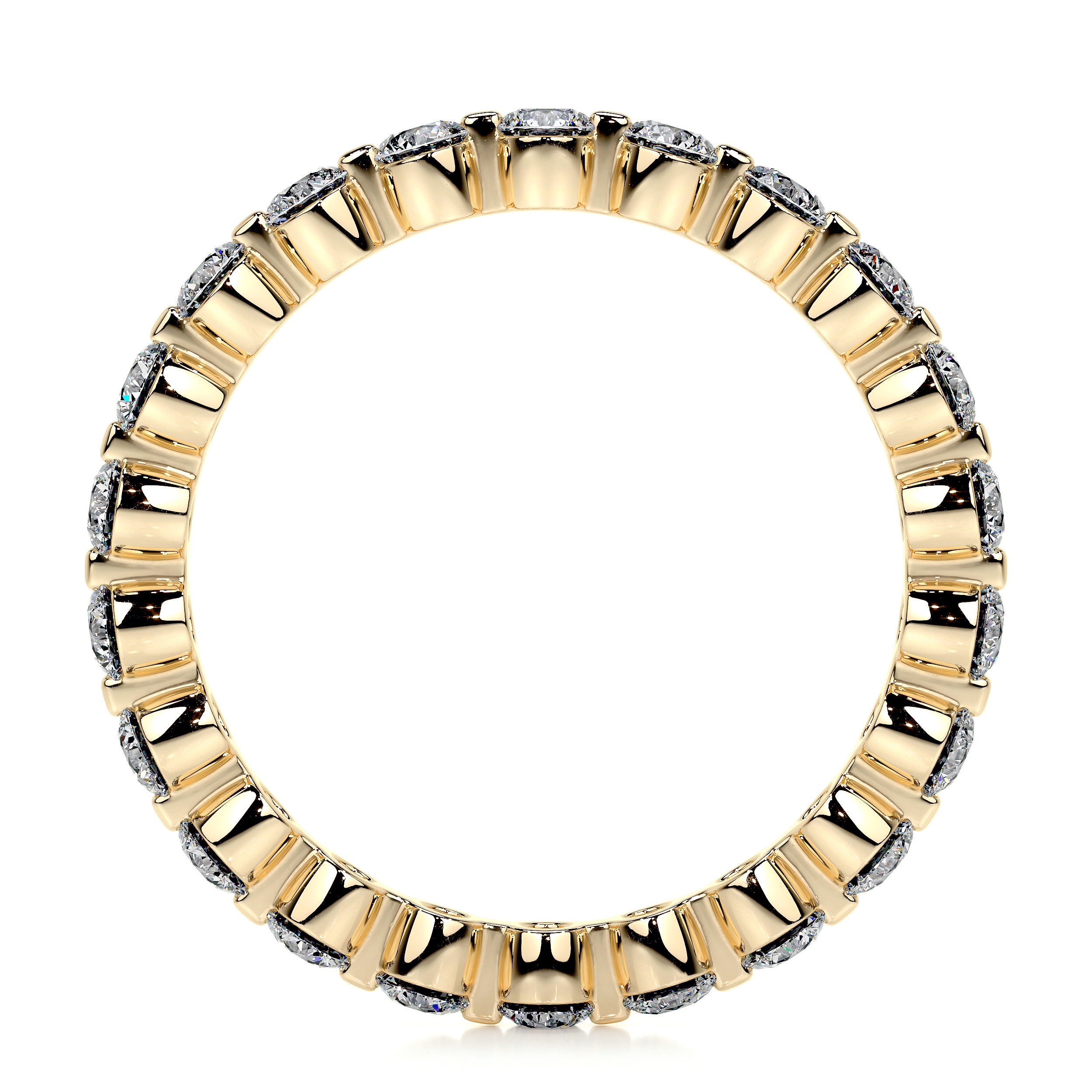 Josie Lab Grown Eternity Wedding Ring (1 Carat) -18K Yellow Gold