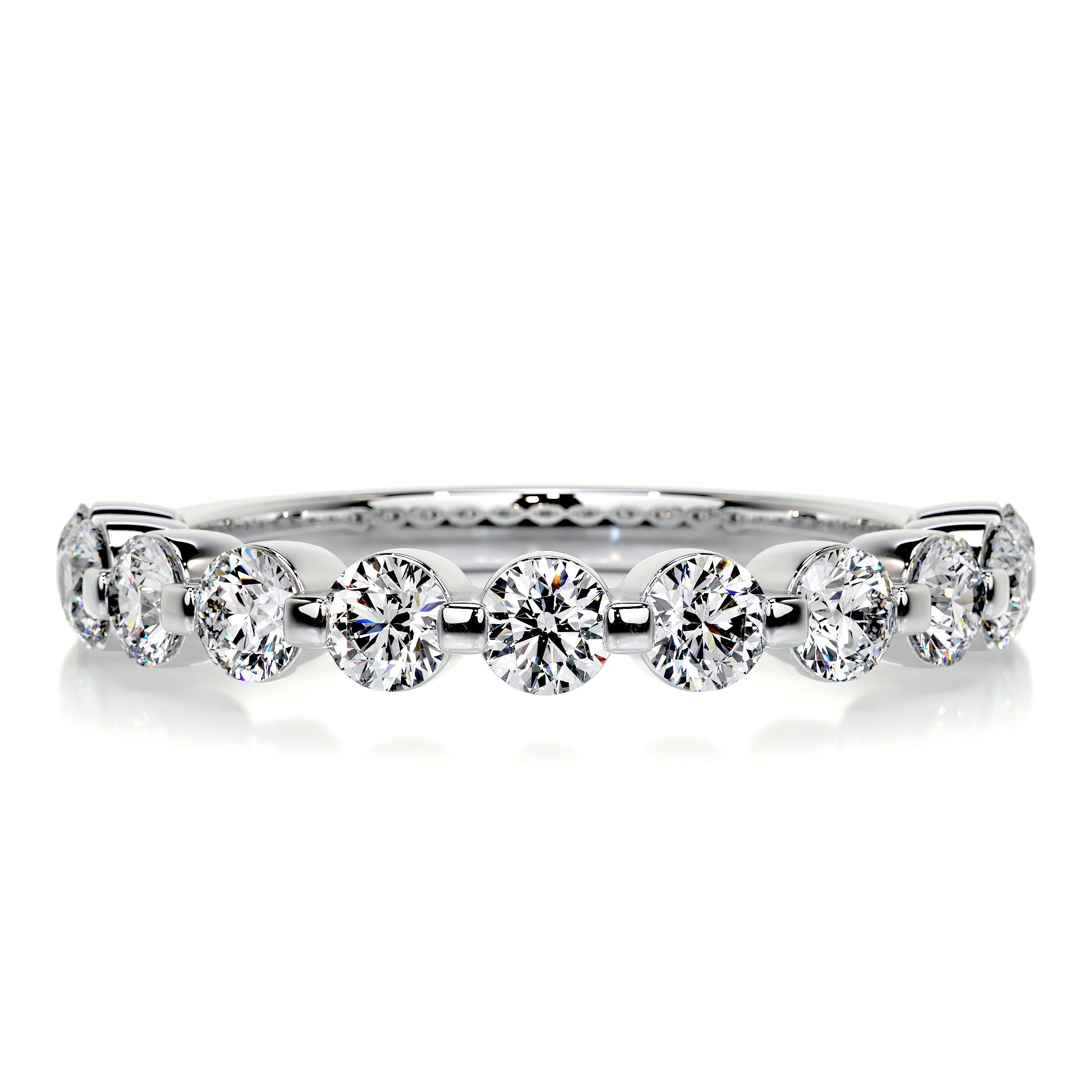Josie Half-Eternity Wedding Ring (1 Carat) -Platinum